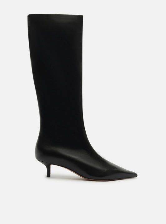 Mabel Low Stiletto Leather Boot Boots Fall 26