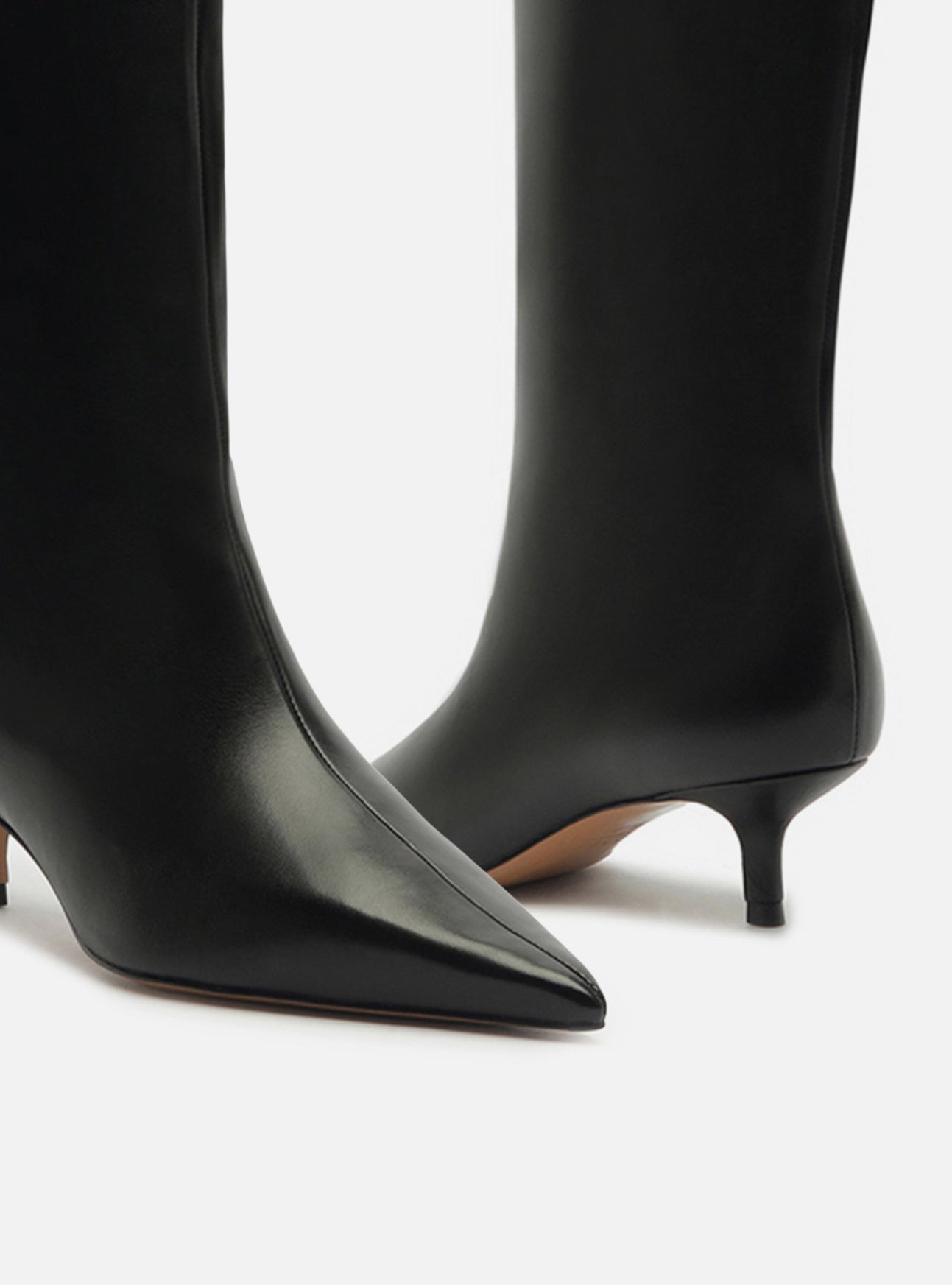 Mabel Low Stiletto Leather Boot Boots Fall 26