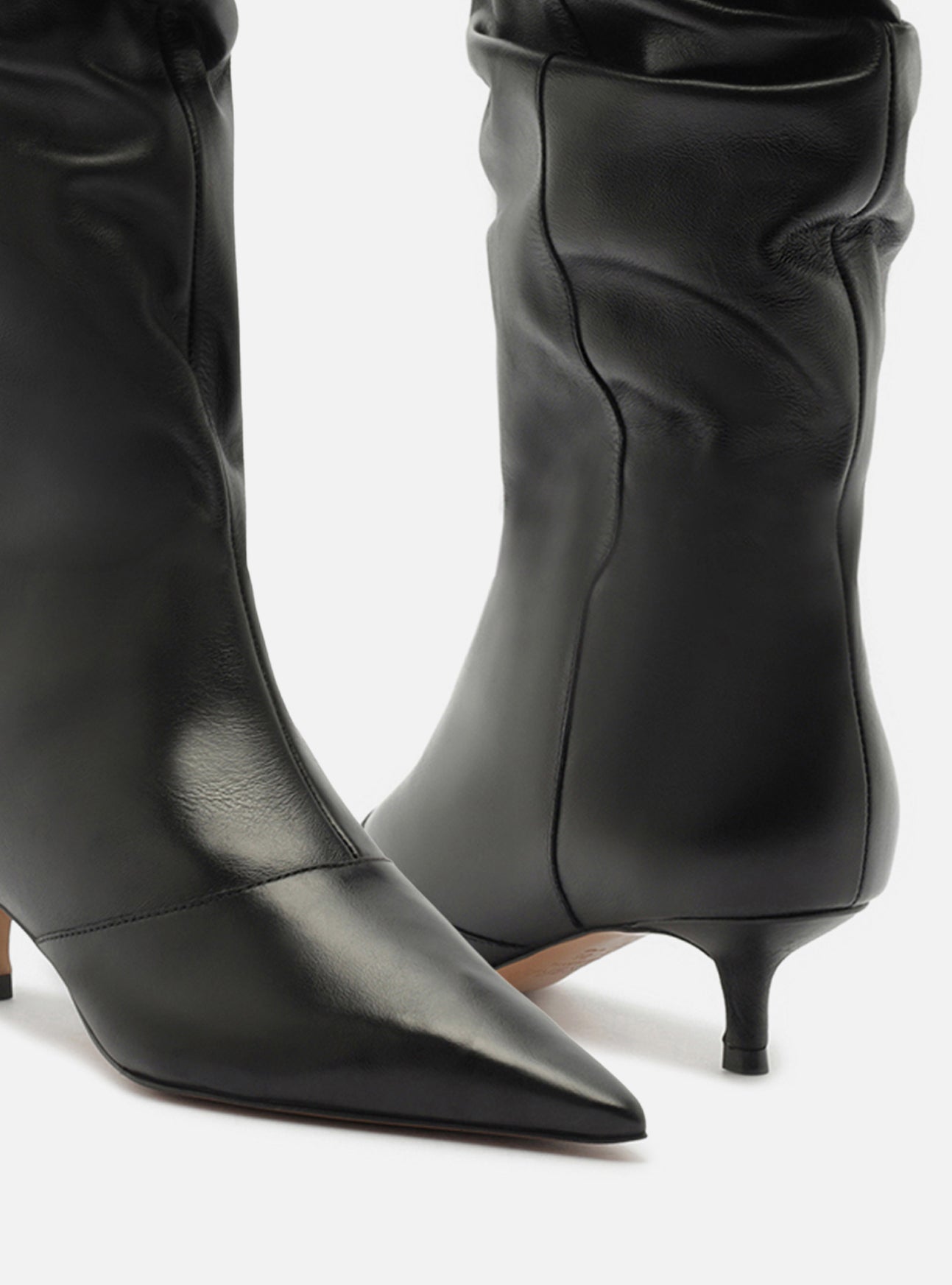Skyler Low Stiletto Leather Boot Boots Fall 26