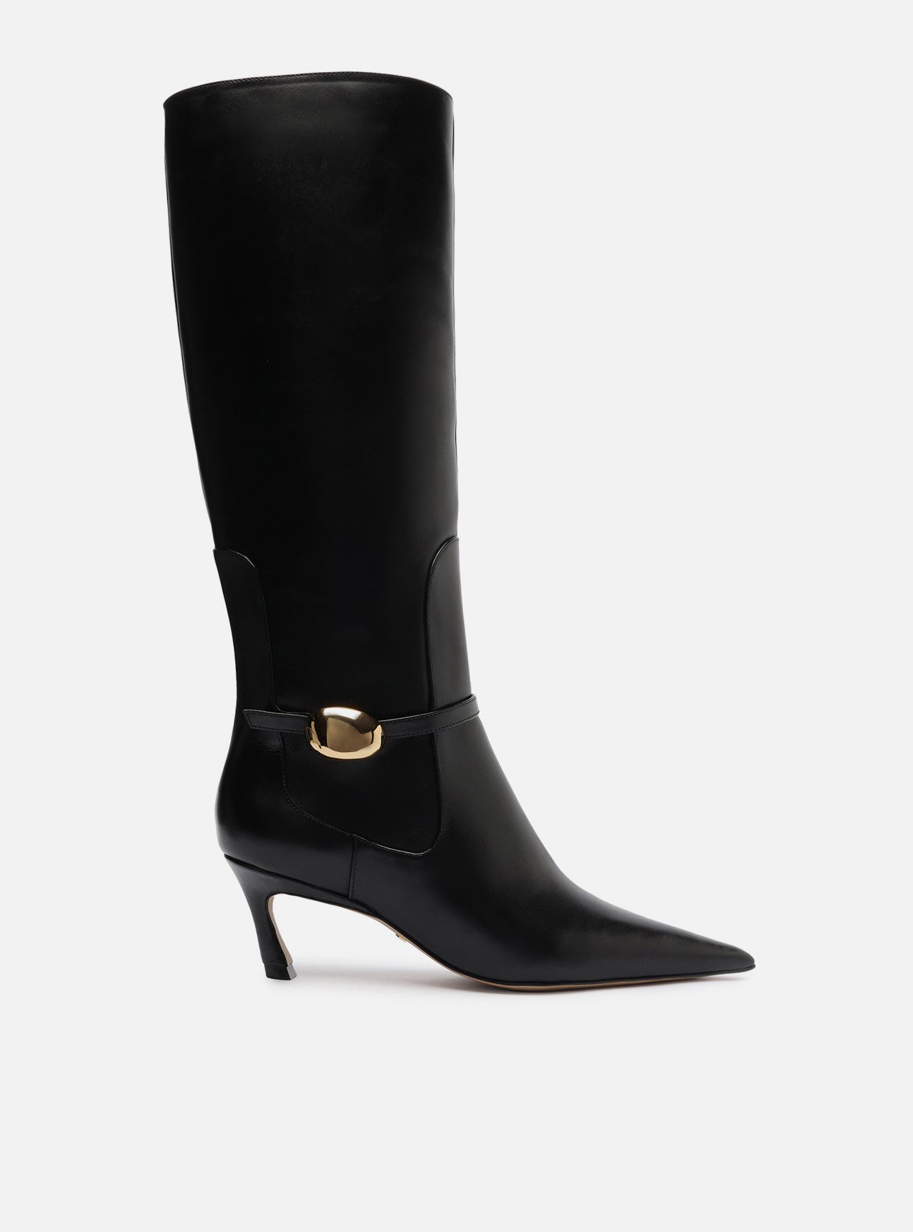 Farrah Low Stiletto Leather Boot Boot F/25