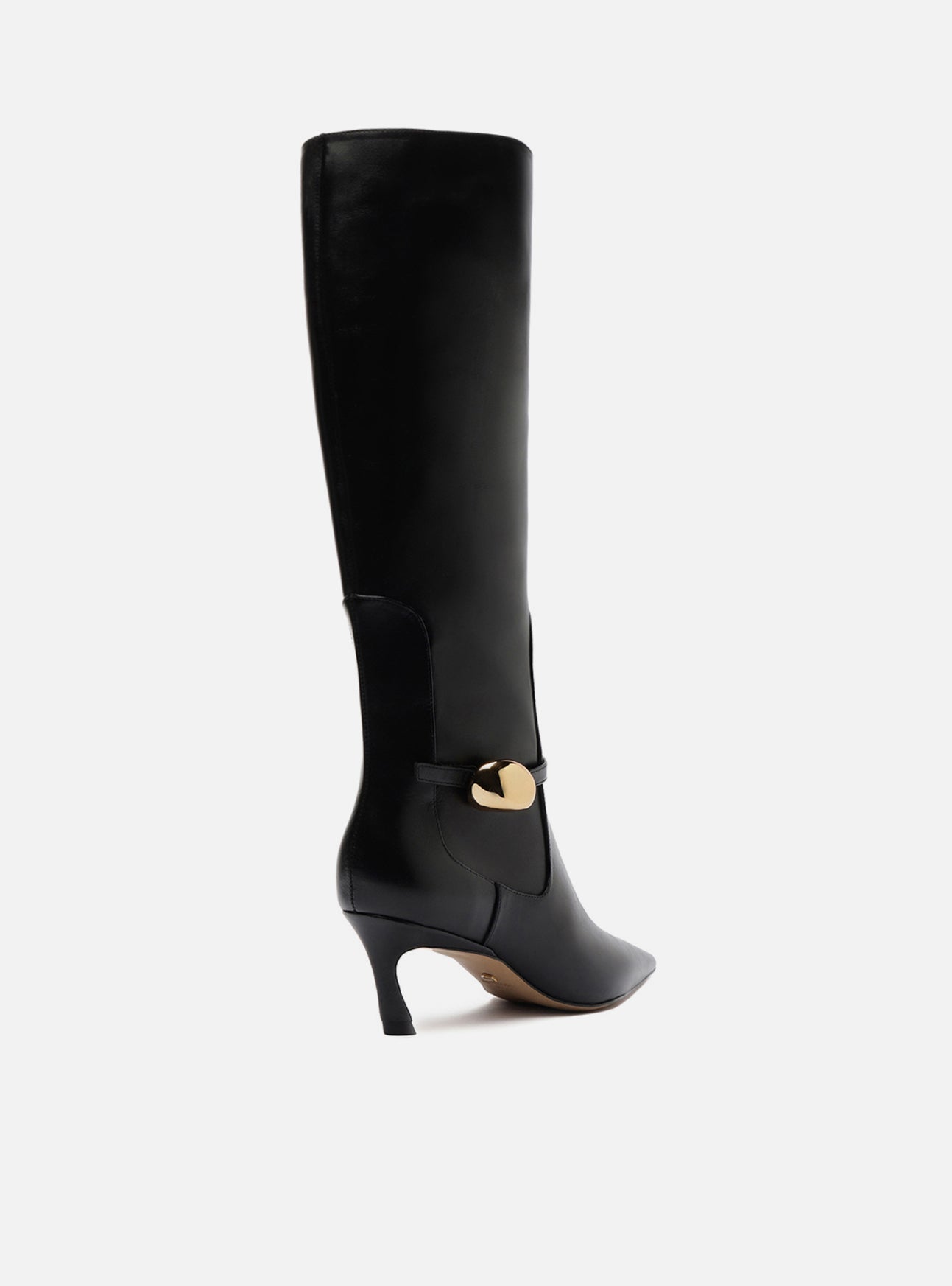 Farrah Low Stiletto Leather Boot Boot F/25