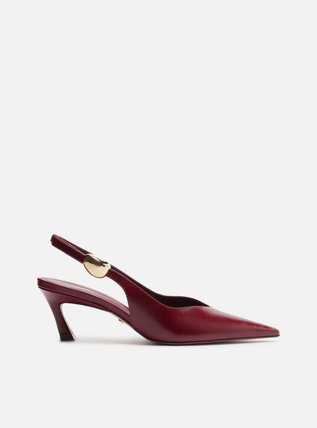 Farrah Low Stiletto Leather Pump Pumps F/25