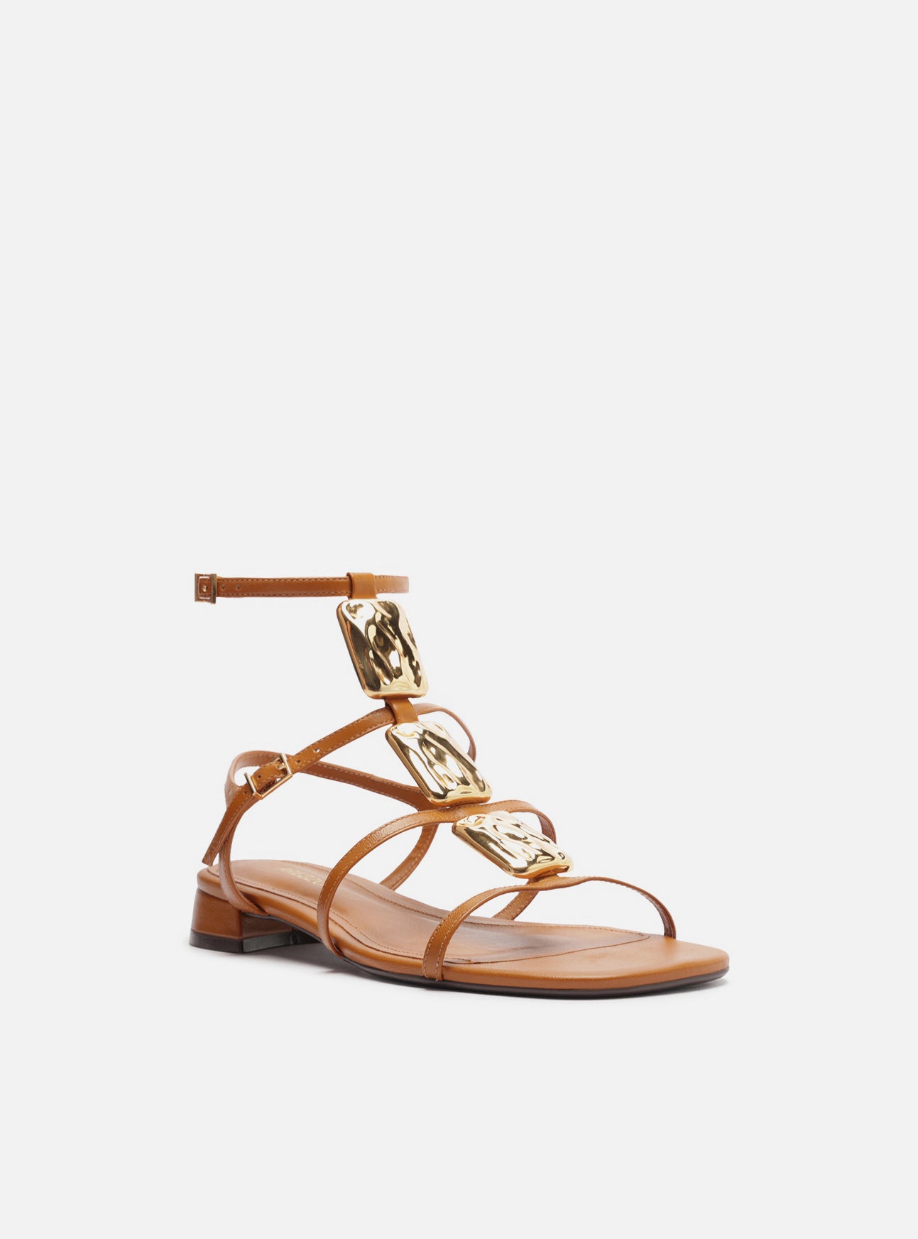 Gretta Leather Flat Flats F/25