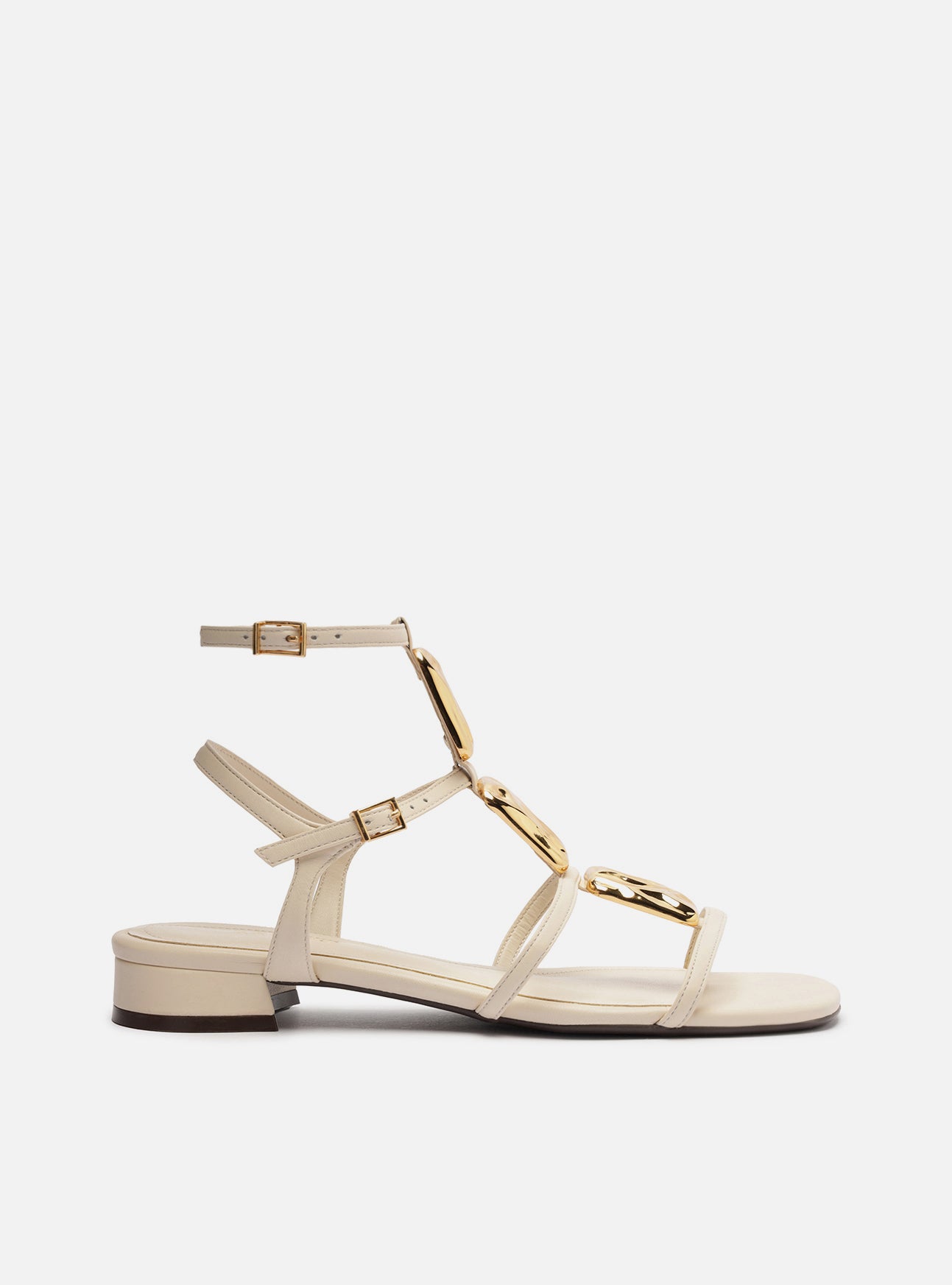 Gretta Leather Flat Flats F/25