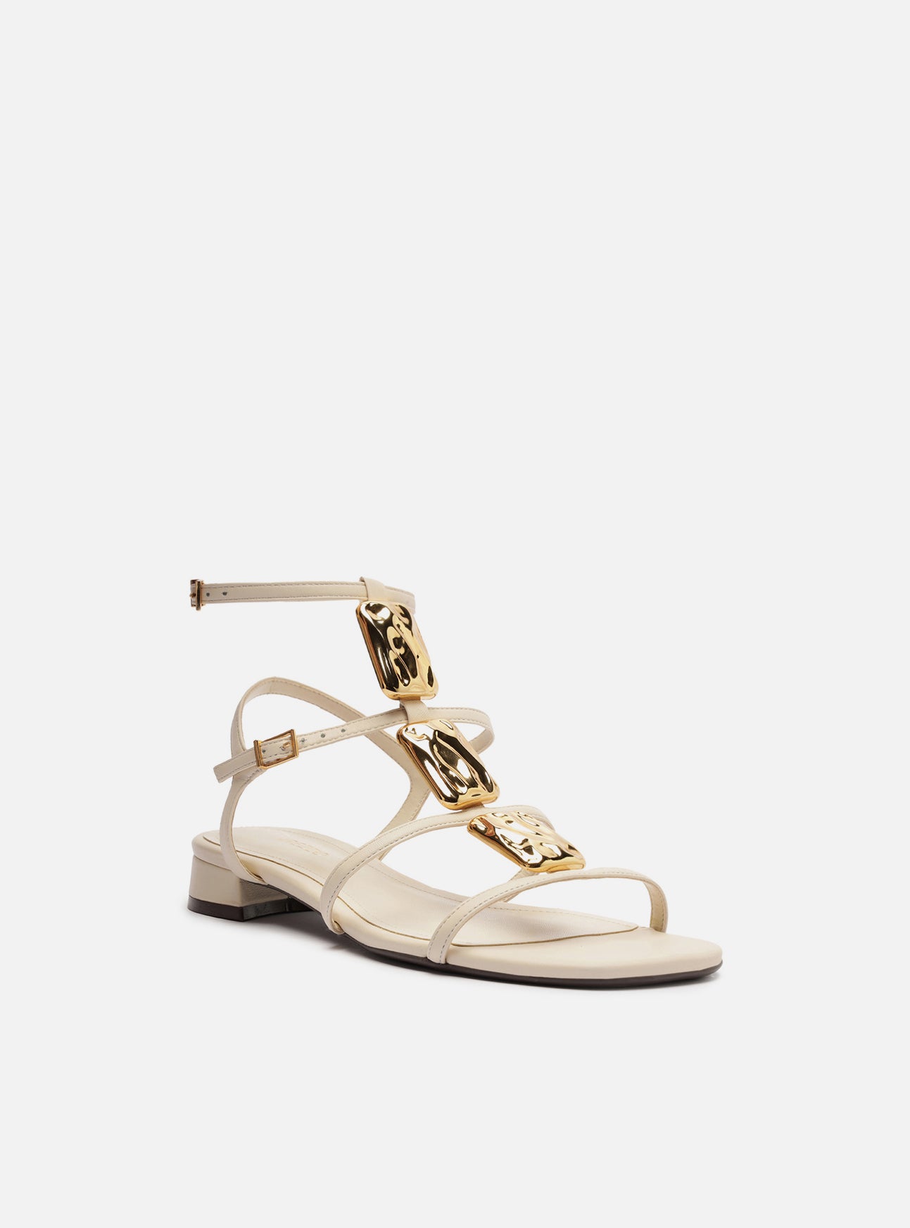 Gretta Leather Flat Flats F/25