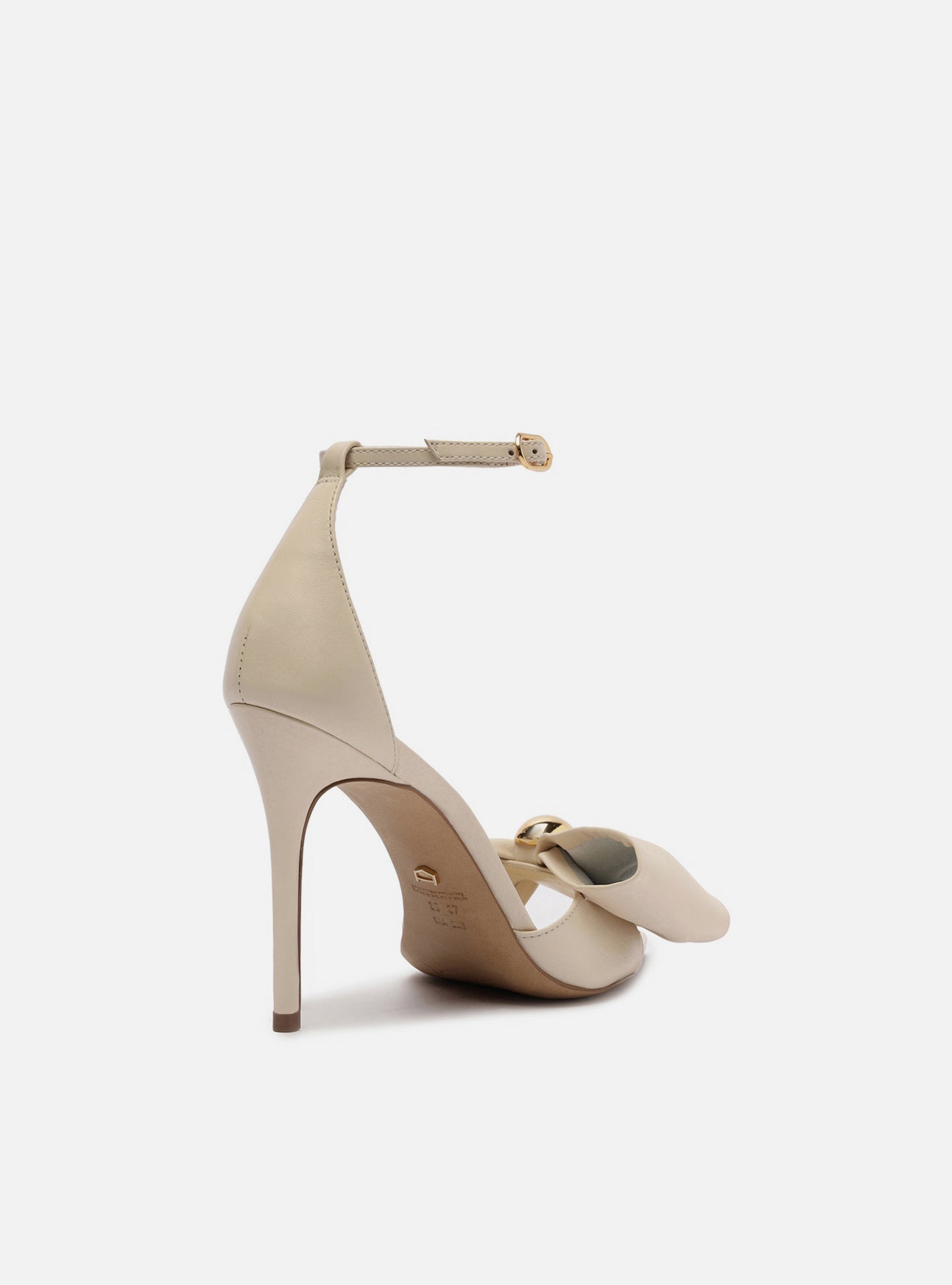 Rayna High Stiletto Leather Sandal Sandal F/25