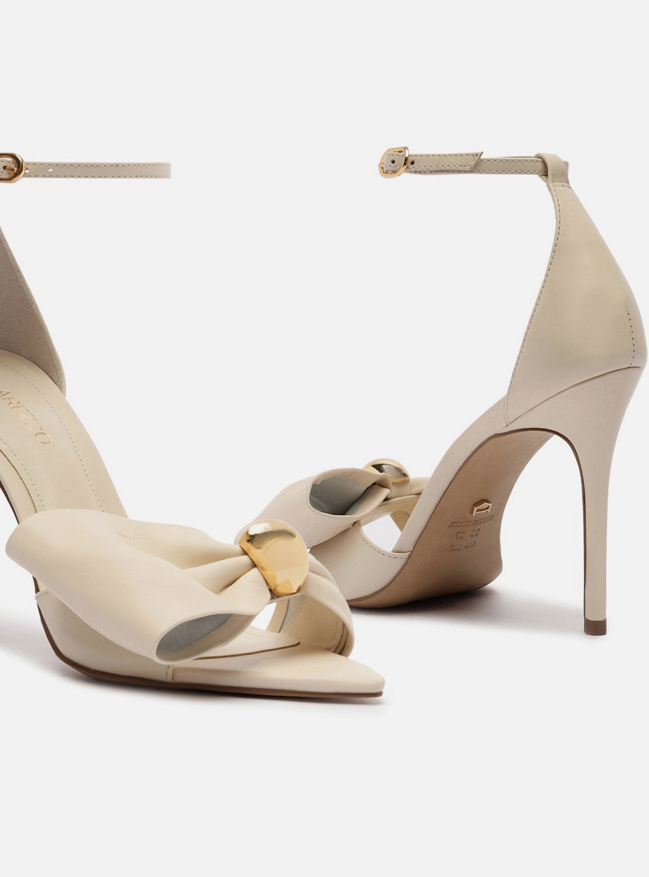 Rayna High Stiletto Leather Sandal Sandal F/25
