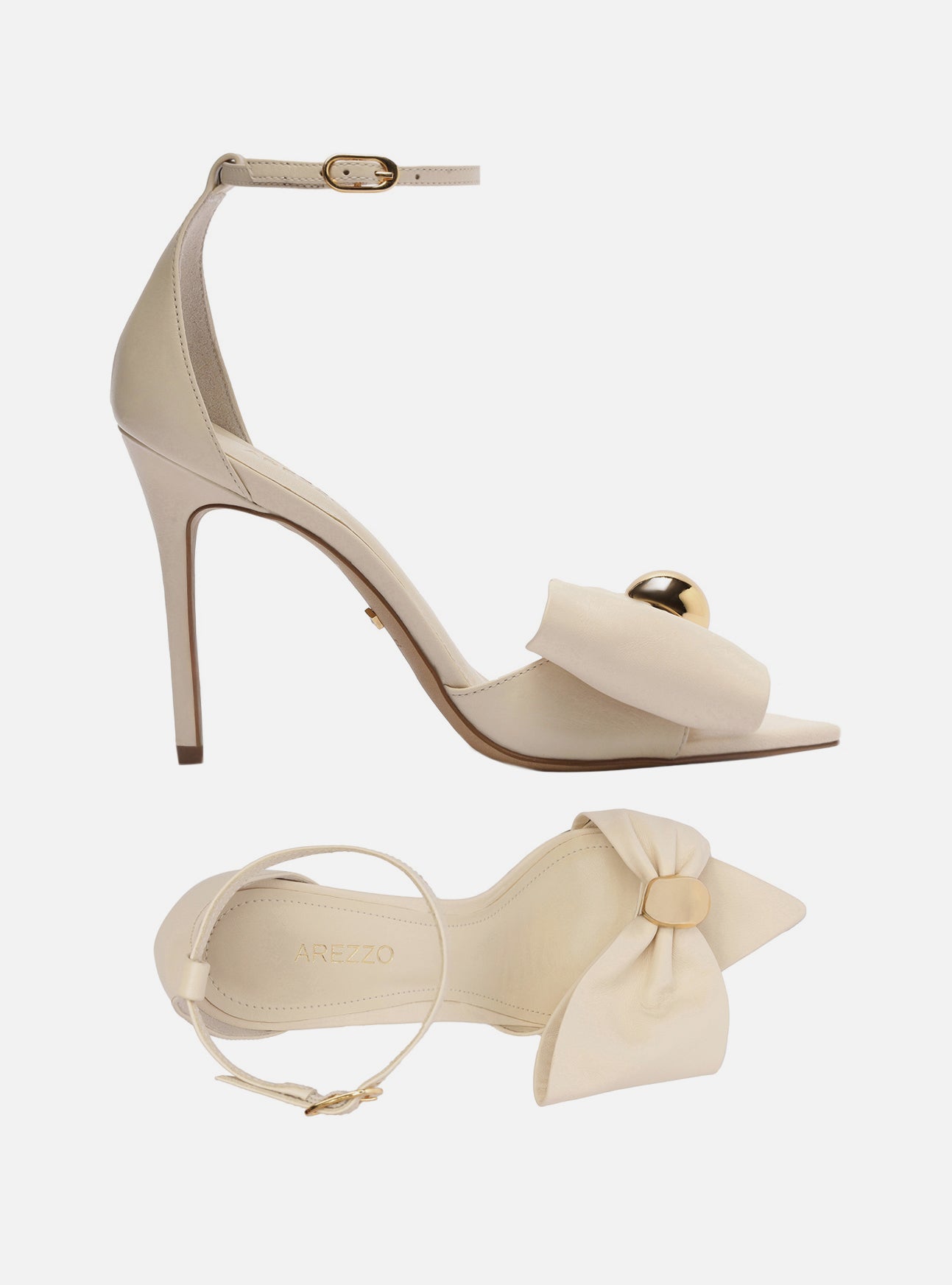 Rayna High Stiletto Leather Sandal Sandal F/25