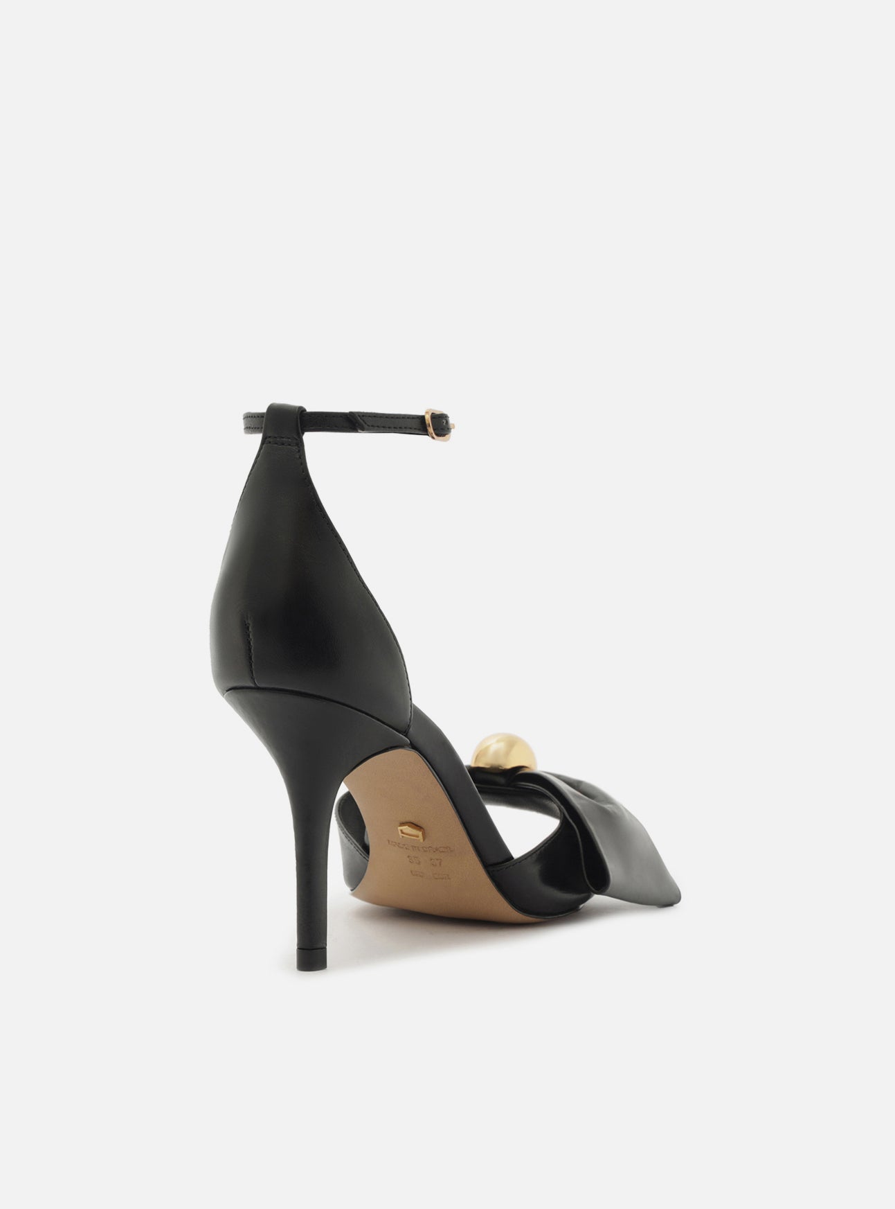 Rayna High Stiletto Leather Sandal Sandal F/25