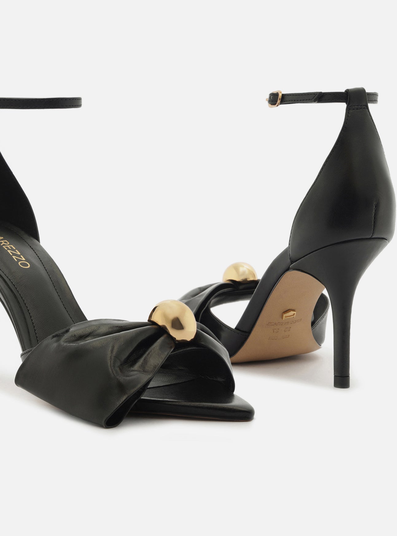 Rayna High Stiletto Leather Sandal Sandal F/25