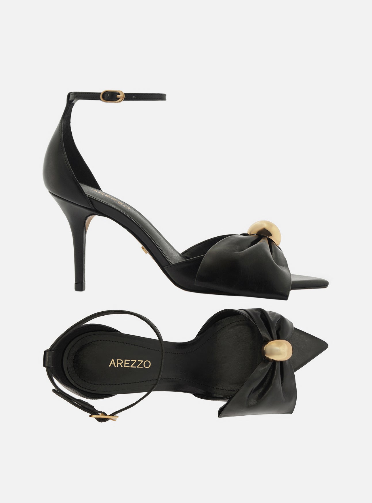 Rayna High Stiletto Leather Sandal Sandal F/25
