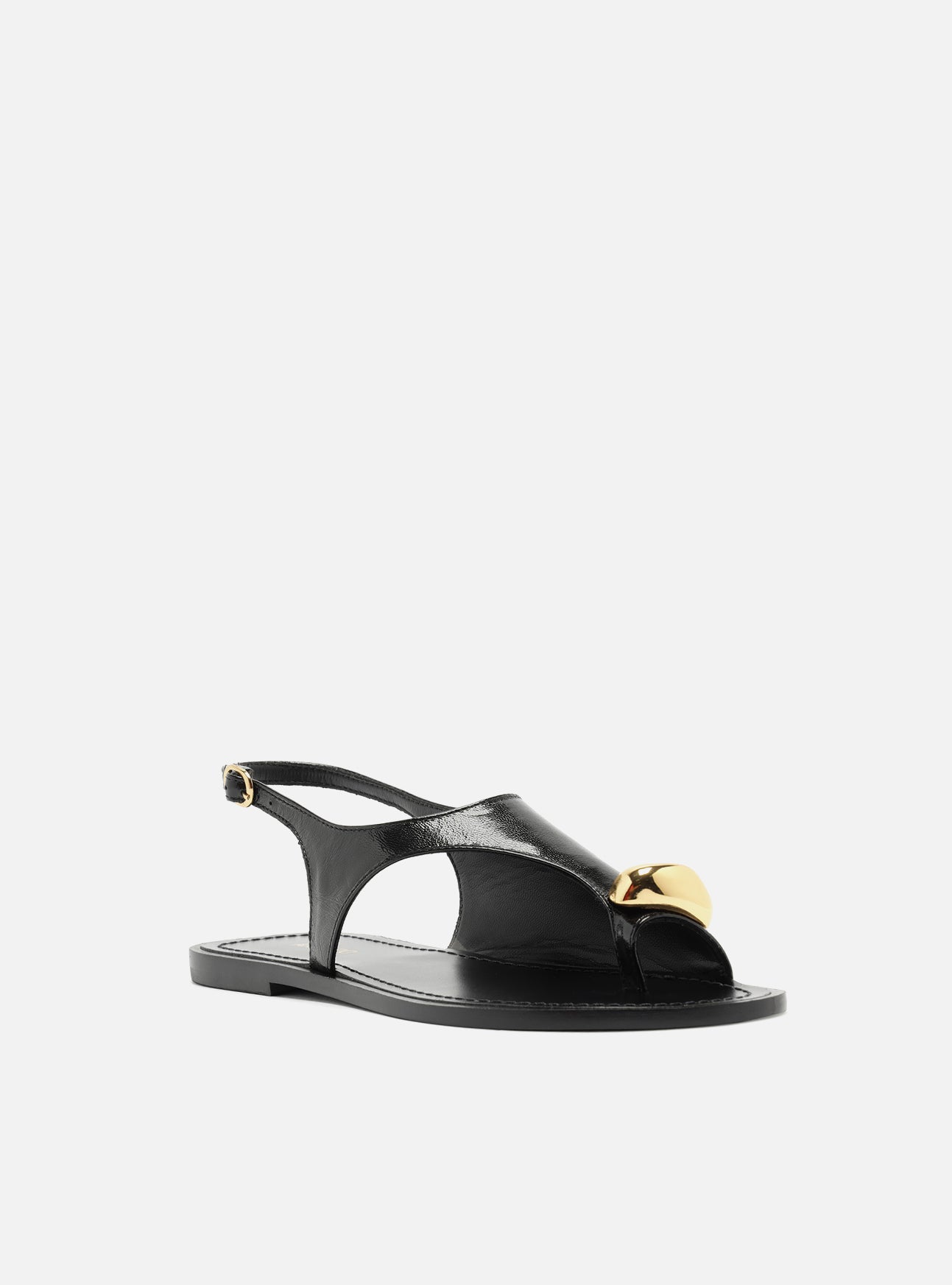 Freya Leather Flat Flats F/25