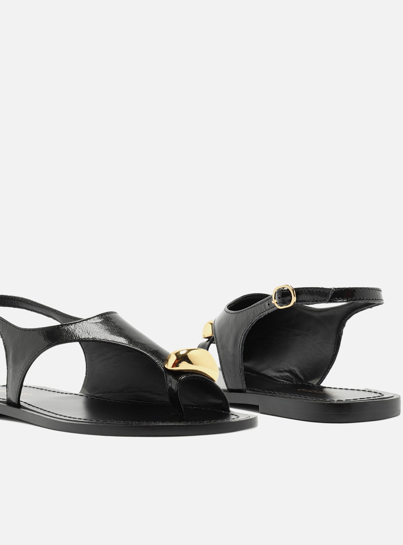 Freya Leather Flat Flats F/25