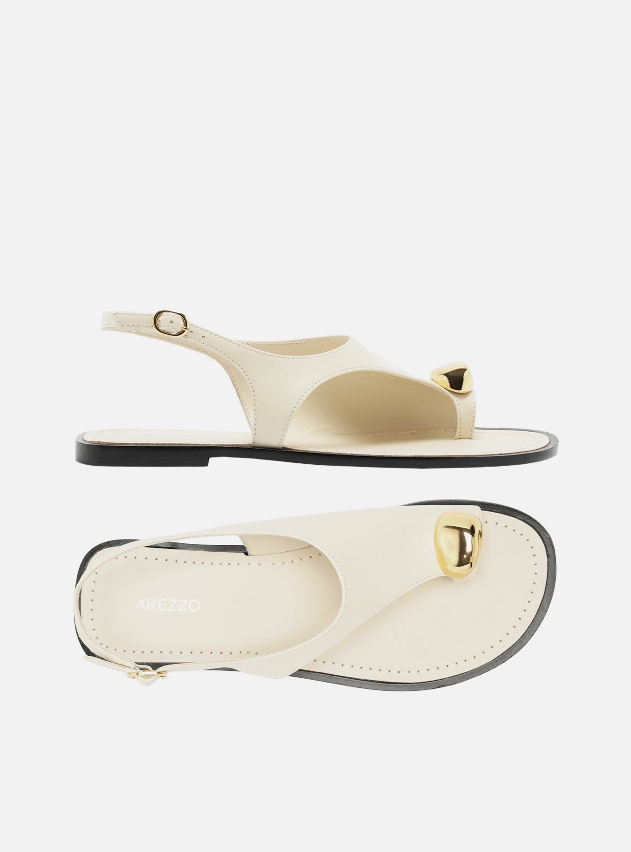 Freya Leather Sandal Flats F/25