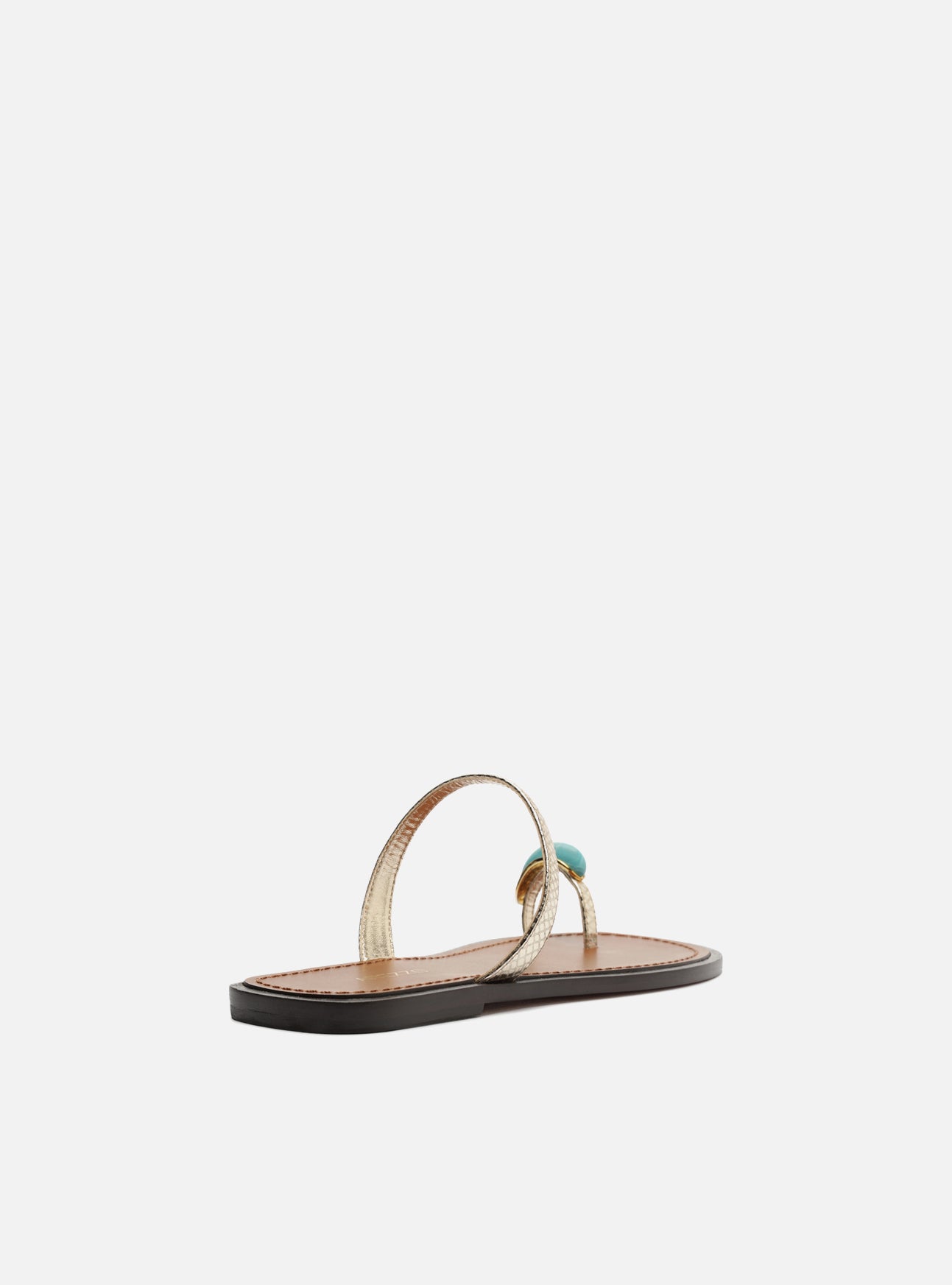 Sophie Leather Flat Sandals U/26