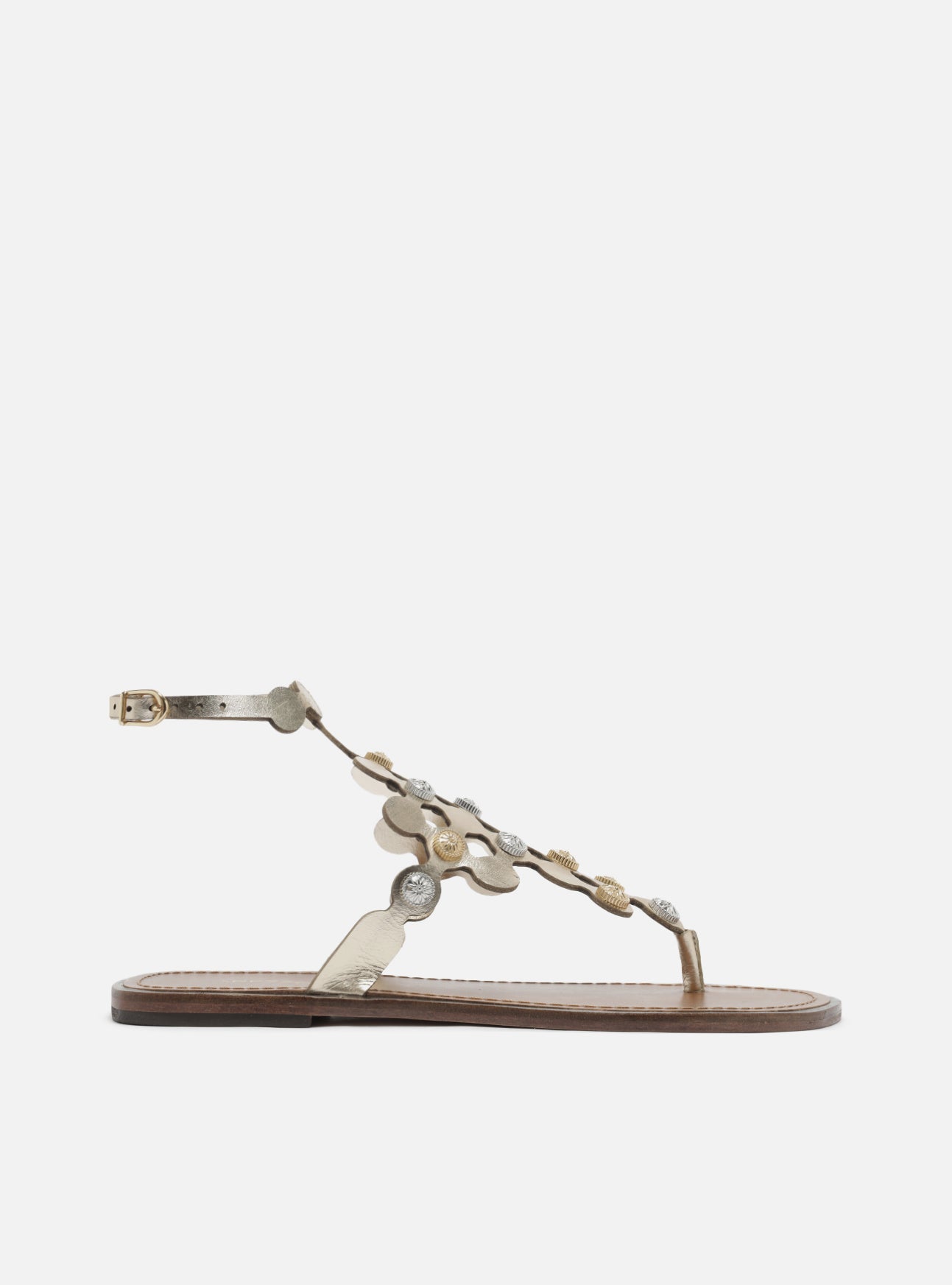 Haven Leather Flat Sandals S/26