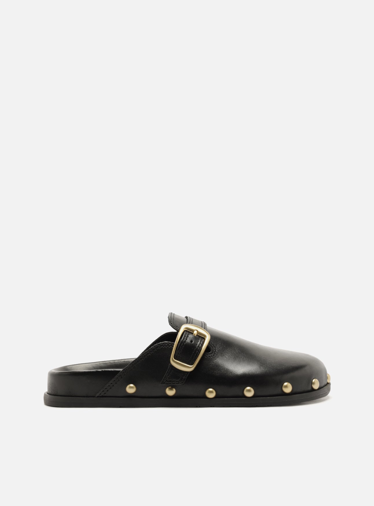 Jia Studs Leather Clog Flats Fall 26