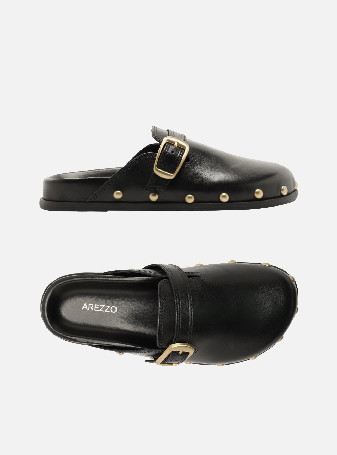 Jia Studs Leather Clog Flats Fall 26