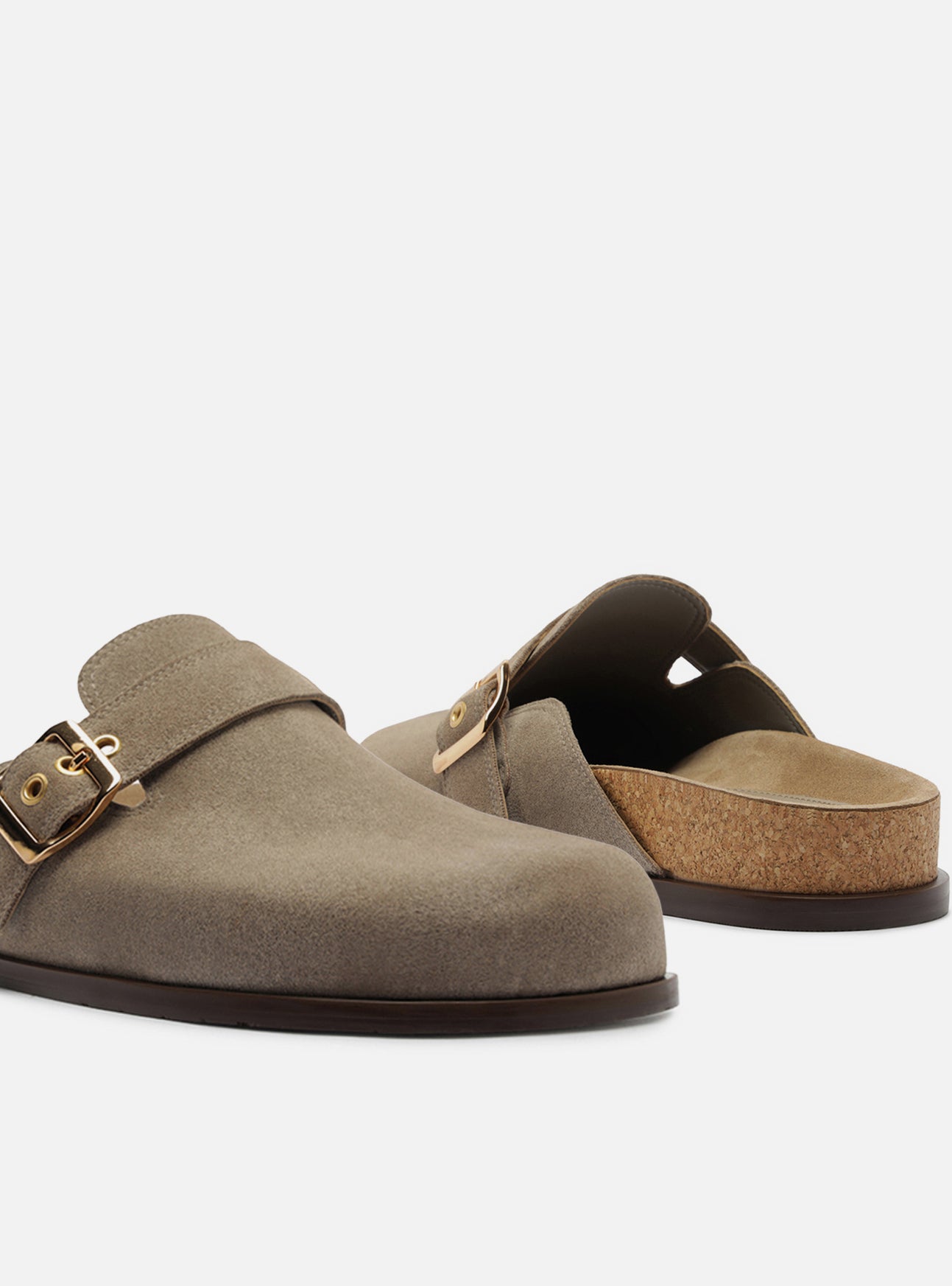 Jiana Leather Clog Flats Fall 26