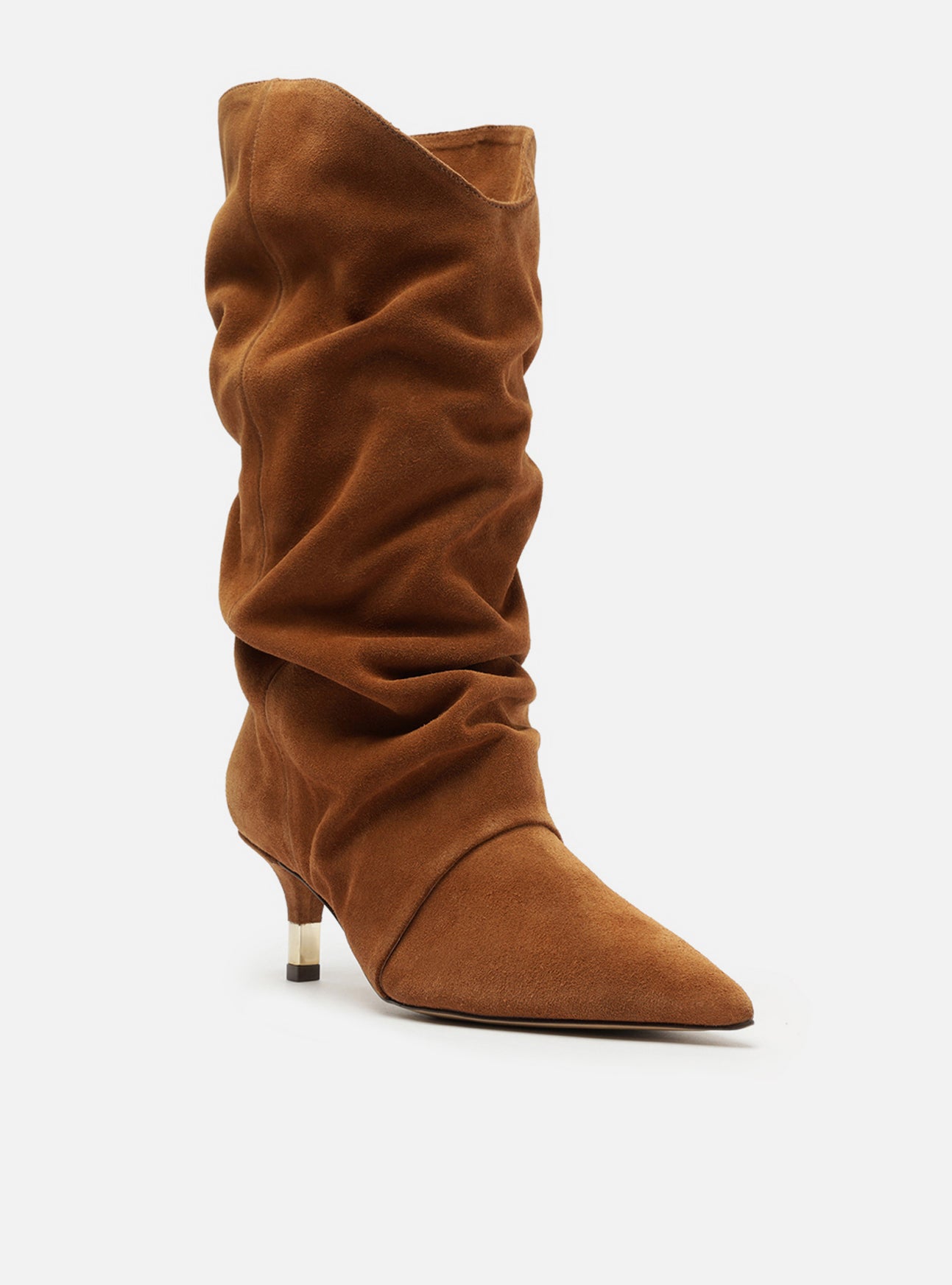 Sabrina Low Stiletto Leather Boot Boot F/25