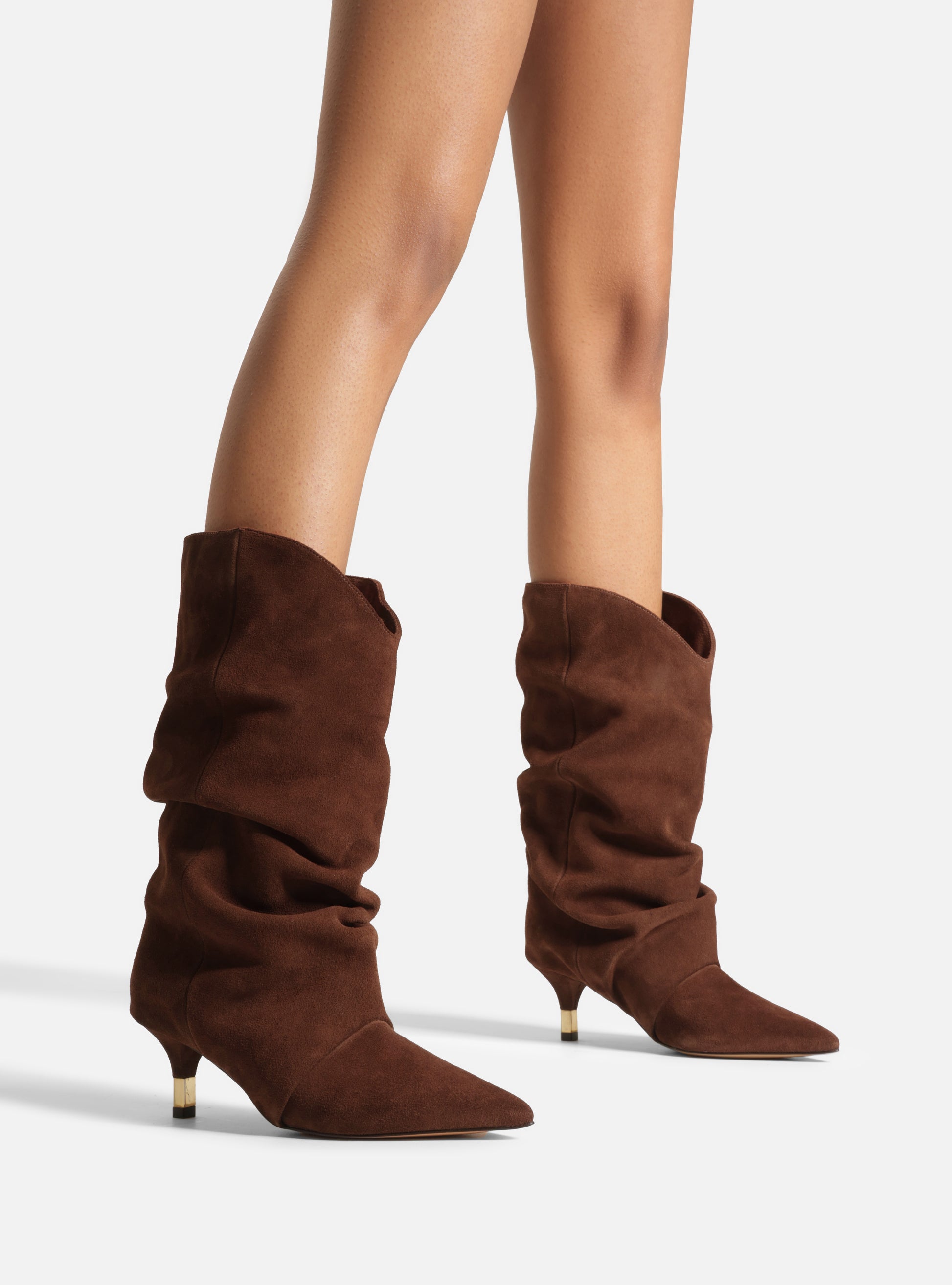 Sabrina Low Stiletto Suede Boot Boots Pre Fall 26