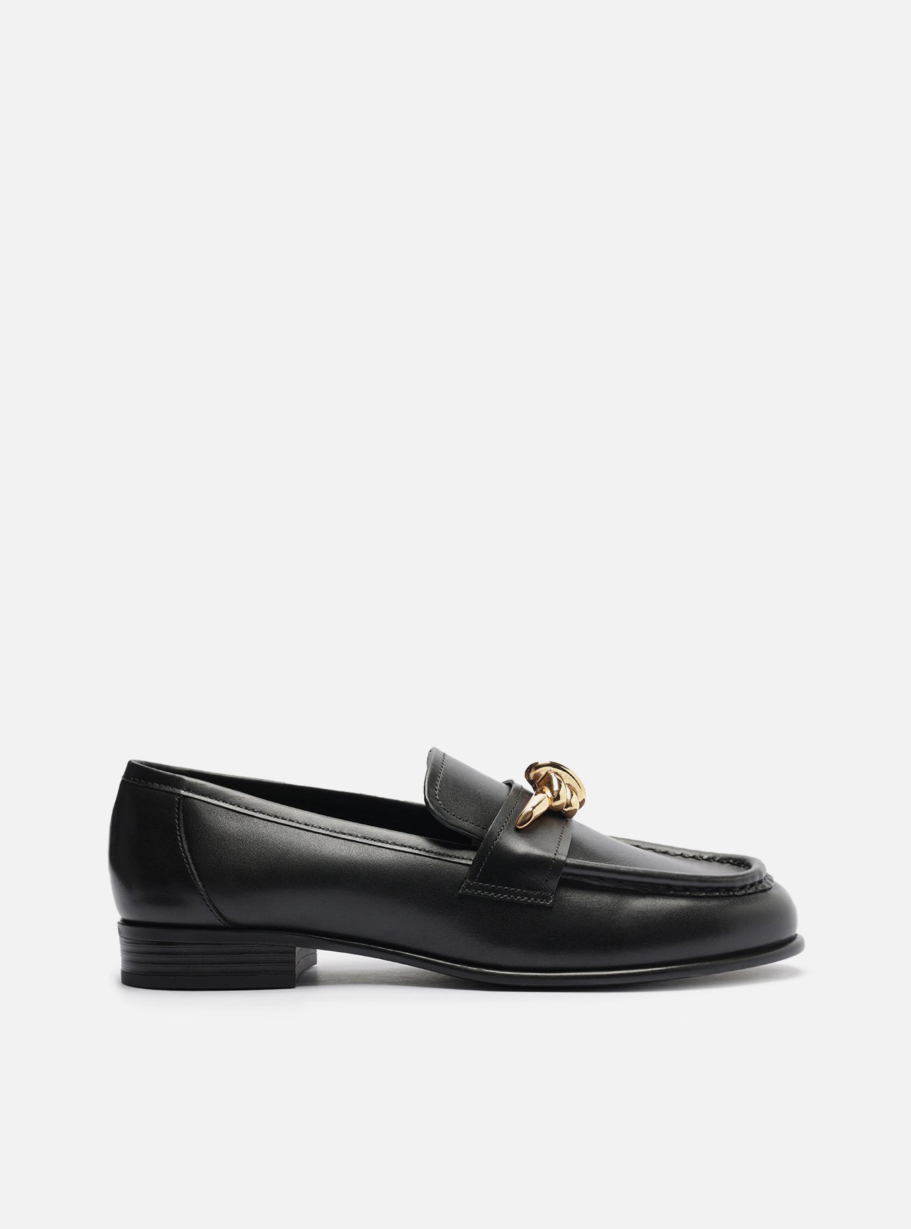Claudia Leather Loafer Loafers F/25