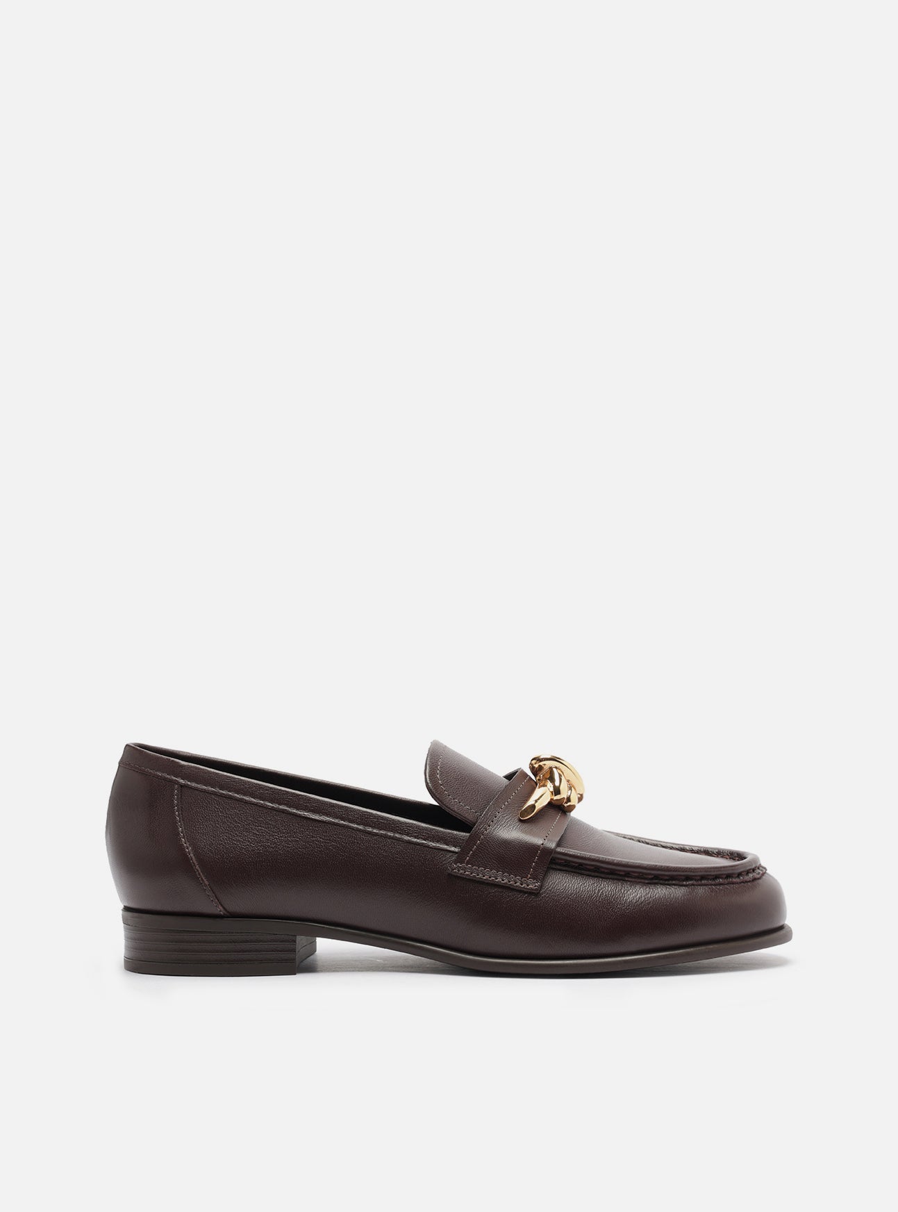 Claudia Leather Loafer Loafers F/25