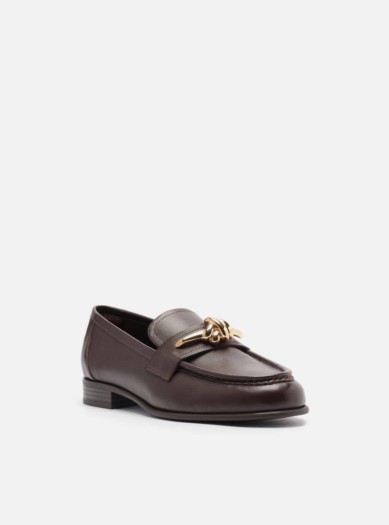 Claudia Leather Loafer Loafers F/25