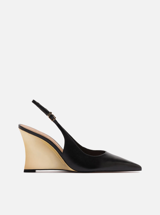 Rowen Wedge Leather Pump Pumps Fall 26