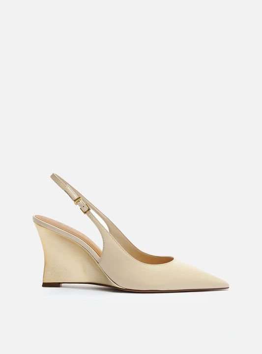 Rowen Wedge Leather Pump Pumps Fall 26