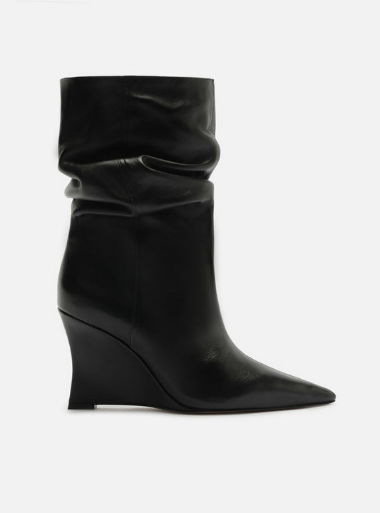 Cara Wedge Leather Bootie Booties Fall 26