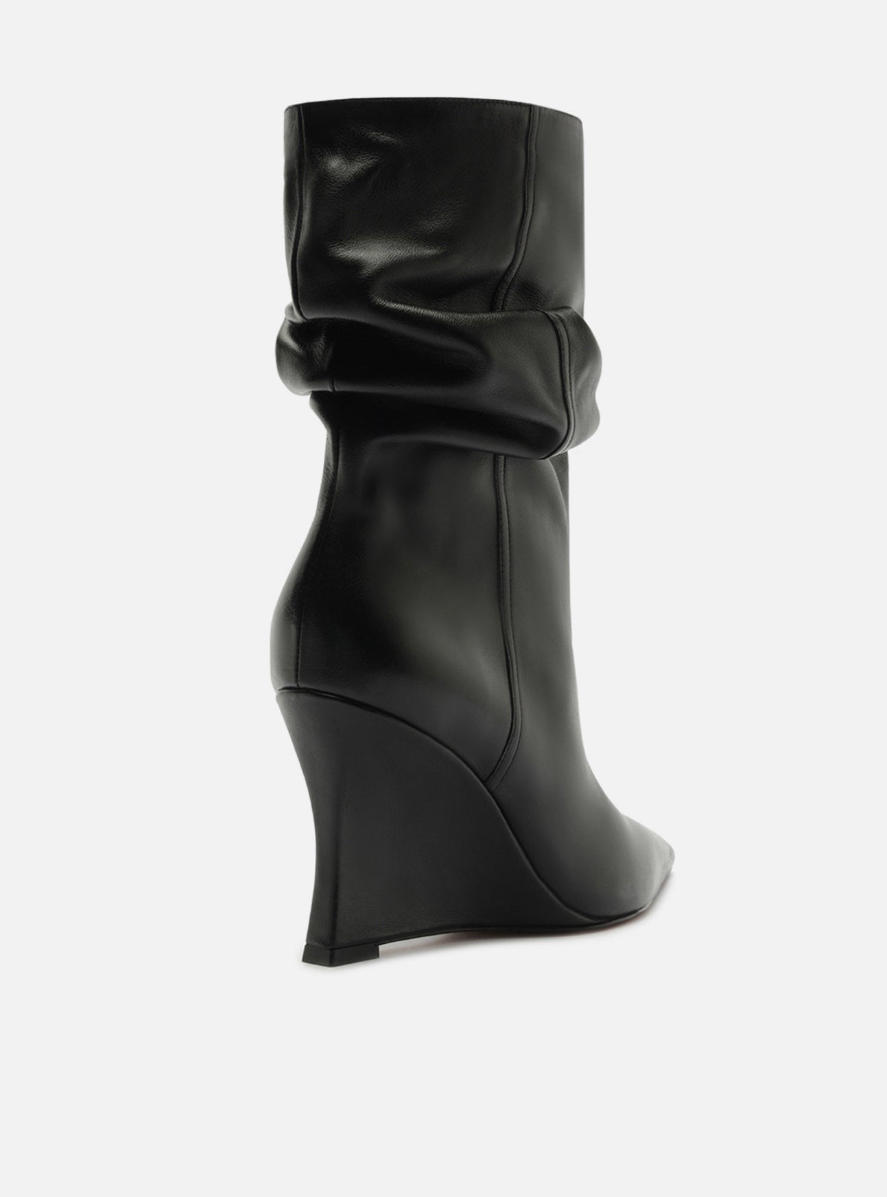 Cara Wedge Leather Bootie Booties Fall 26