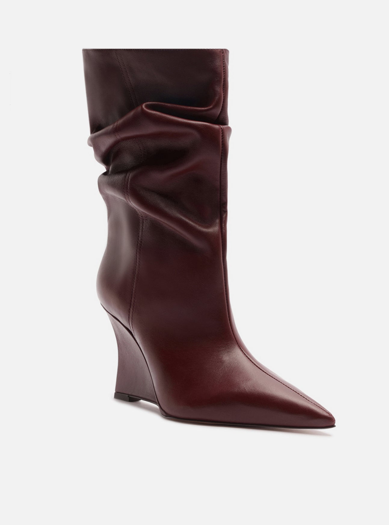 Cara Wedge Leather Bootie Booties Fall 26