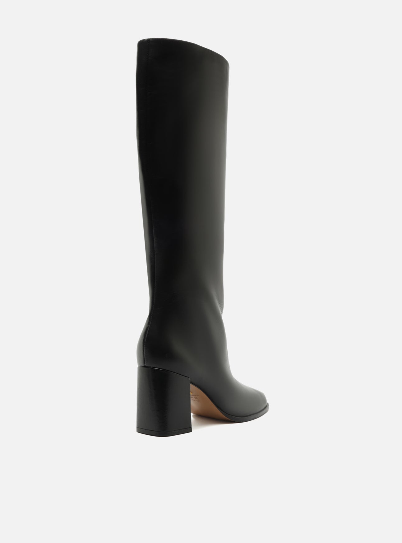 Nancy Mid Block Leather Boot Boots Fall 26
