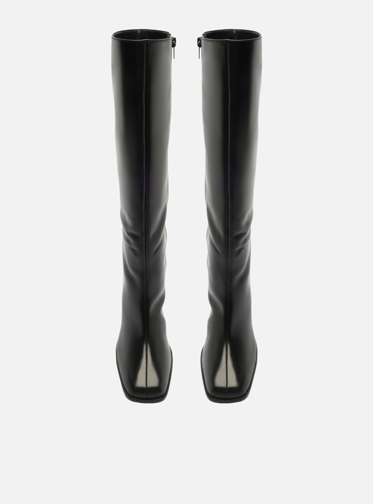 Nancy Mid Block Leather Boot Boots Fall 26