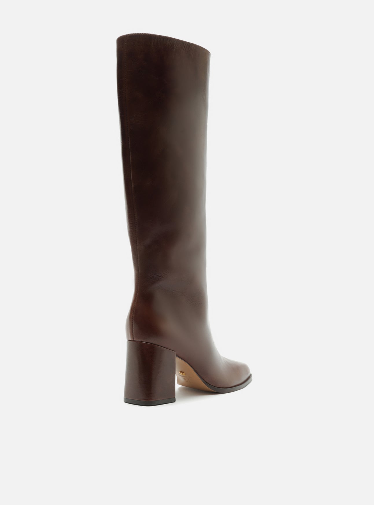 Nancy Mid Block Leather Boot Boots Fall 26