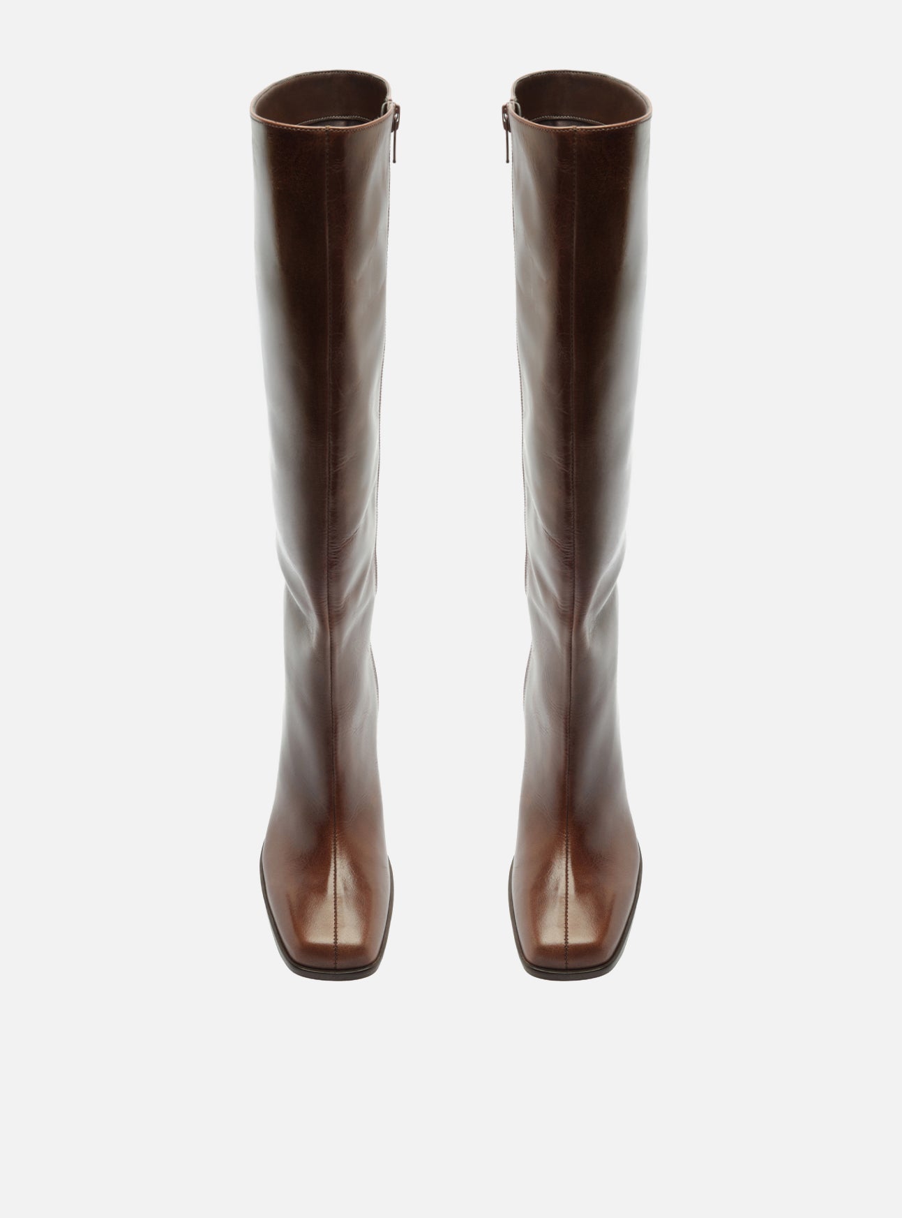 Nancy Mid Block Leather Boot Boots Fall 26