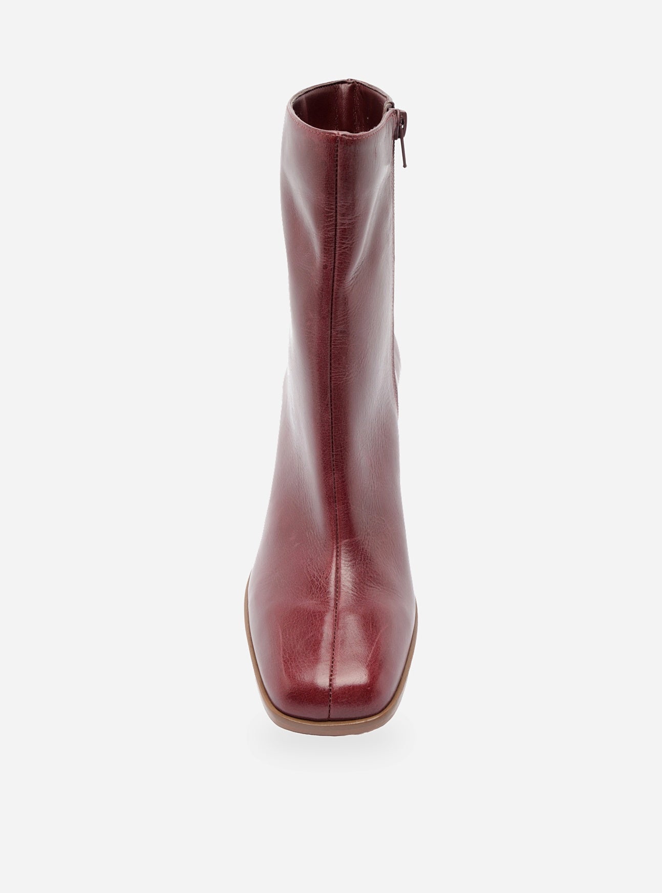 Nancy Mid Block Leather Bootie Booties Fall 26