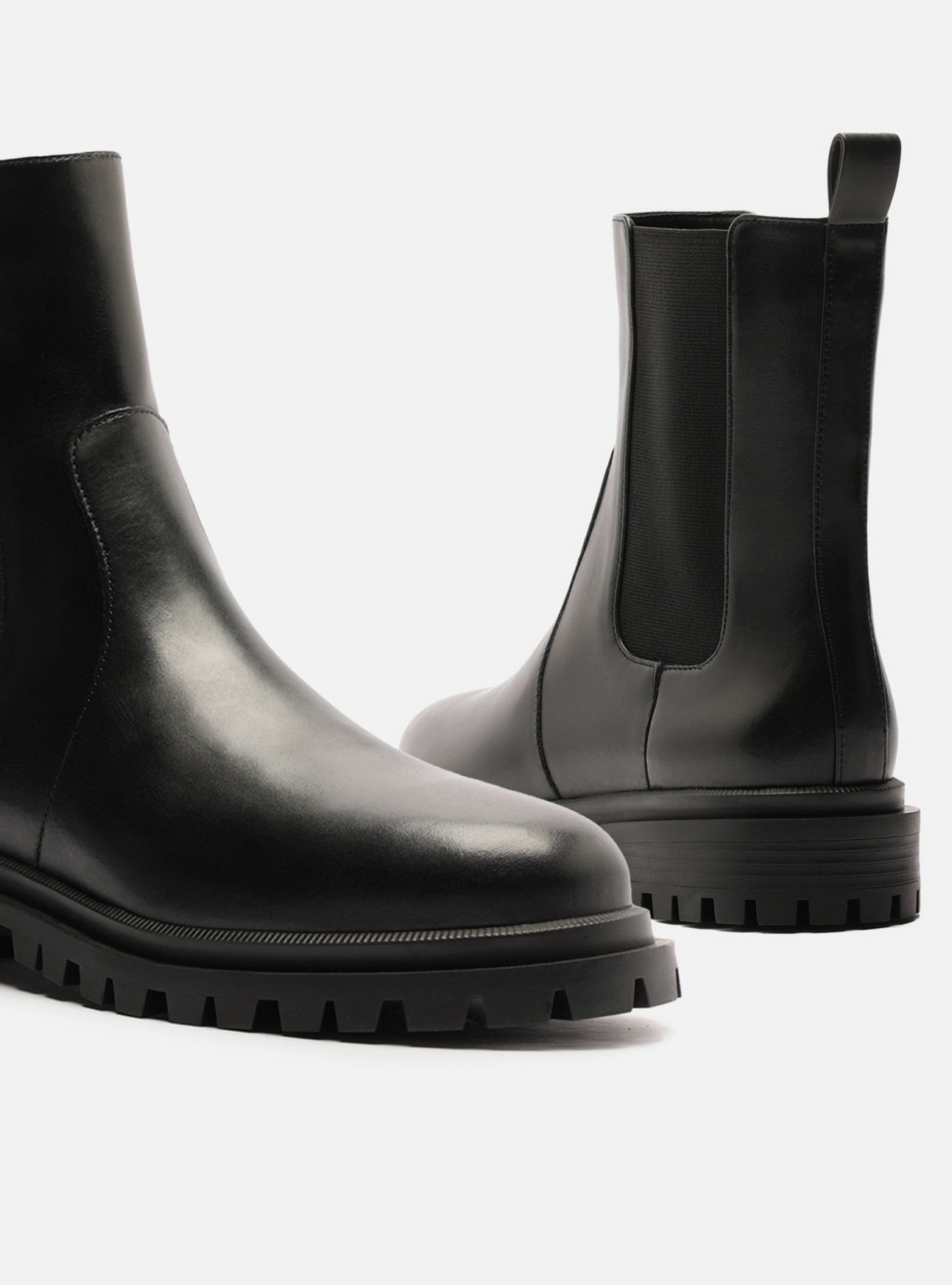 Brandy Low Block Leather Boot Boot F/25