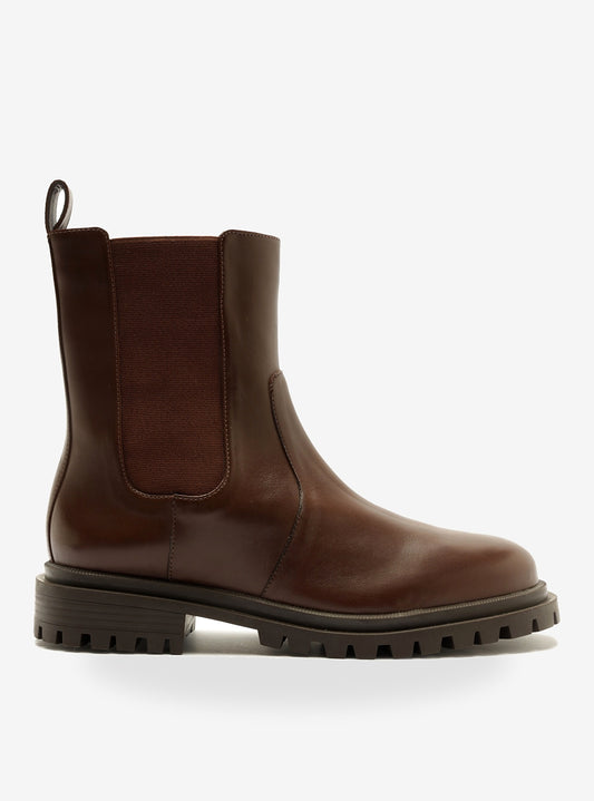 Brandy Leather Bootie Booties Fall 26