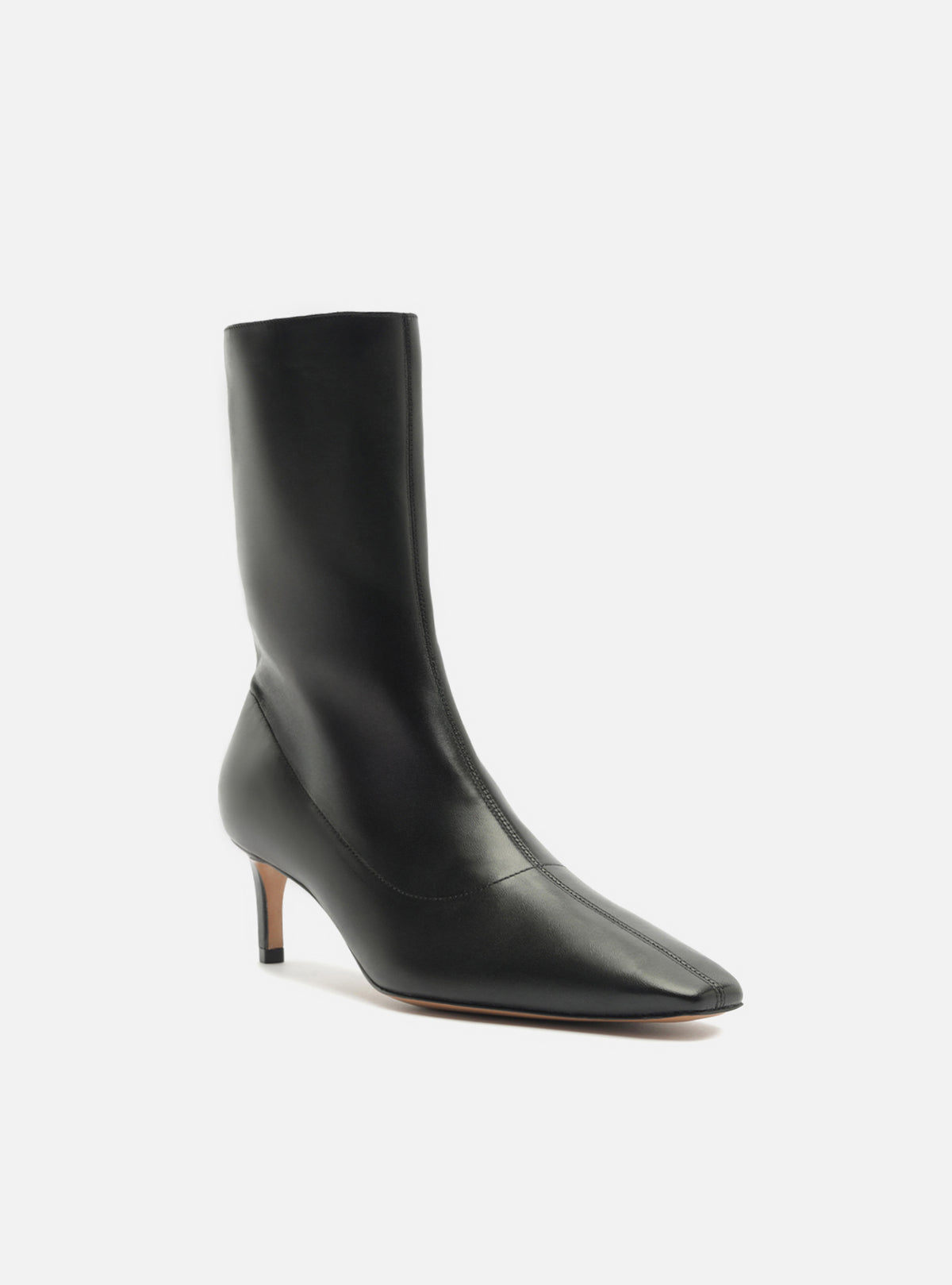 Emmett Low Stiletto Leather Bootie Booties Fall 26