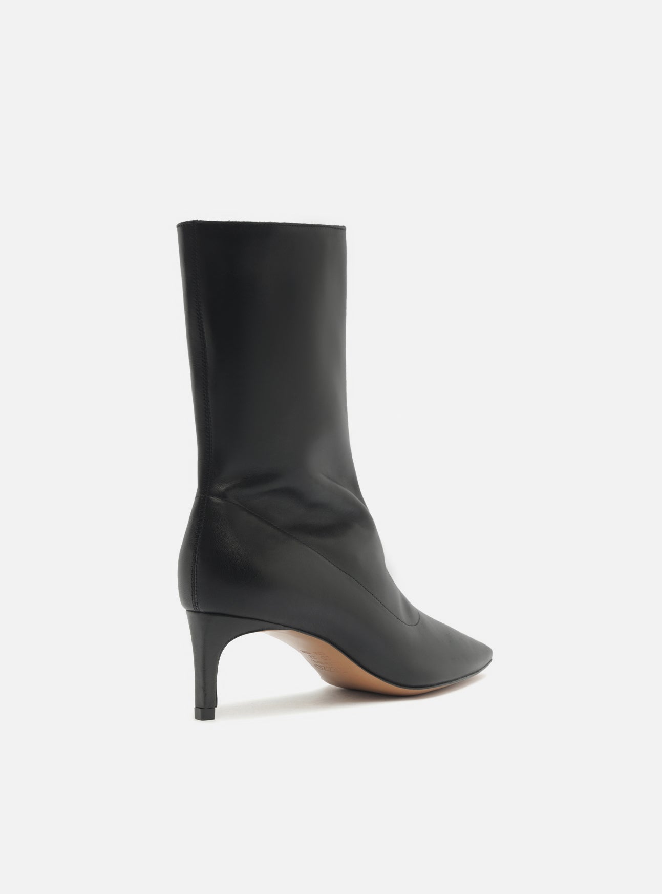 Emmett Low Stiletto Leather Bootie Booties Fall 26