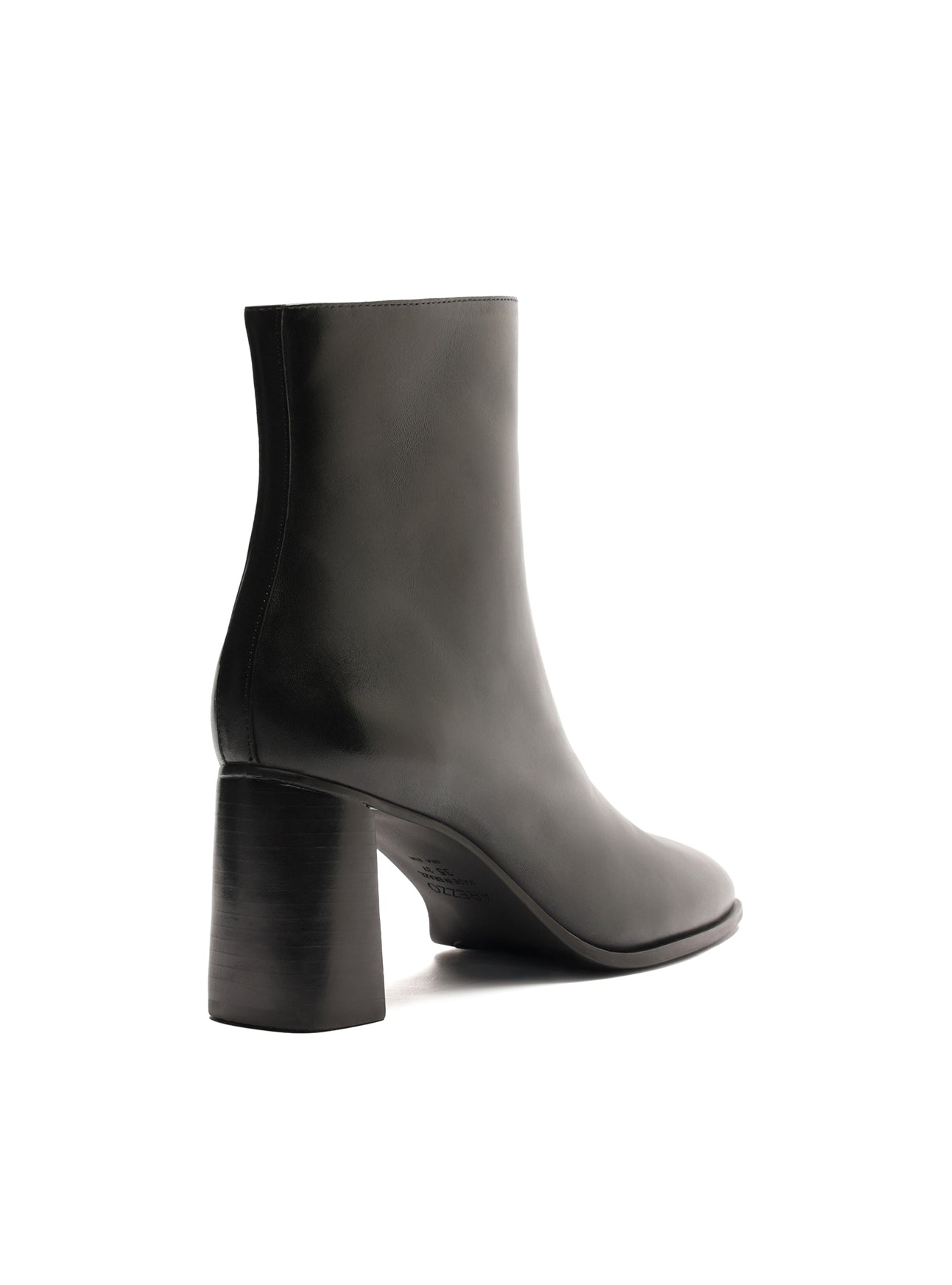 Regina Mid Block Leather Boot Booties F/25