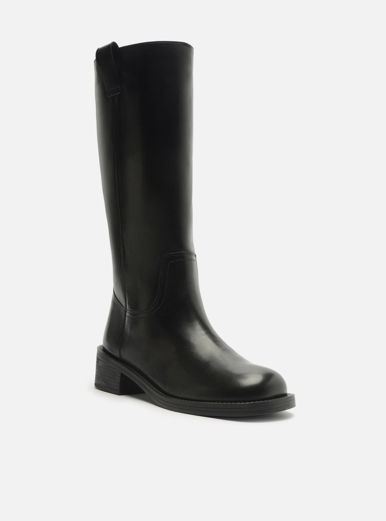 Hadley Low Block Leather Boot Boots F/25