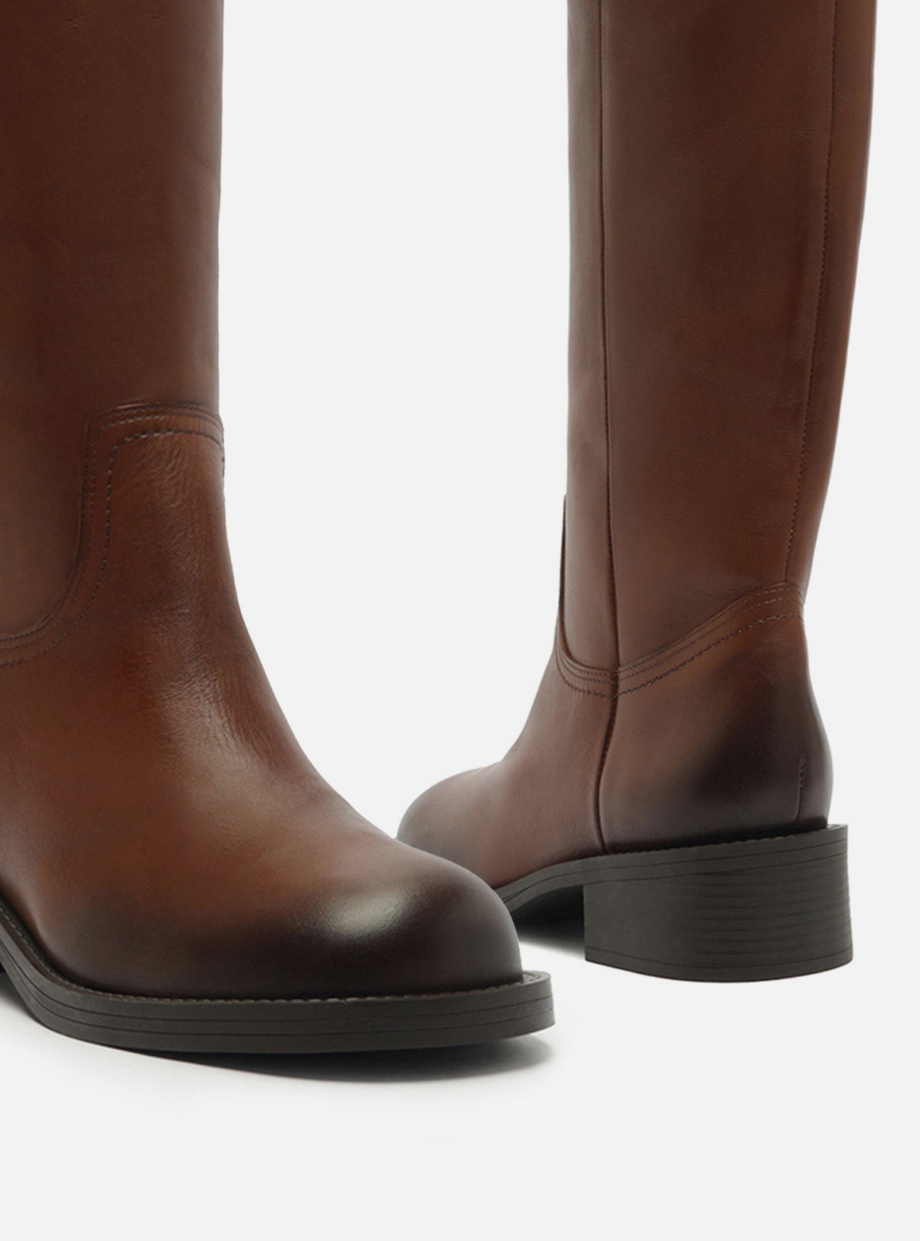 Hadley Low Block Leather Boot Boots F/25