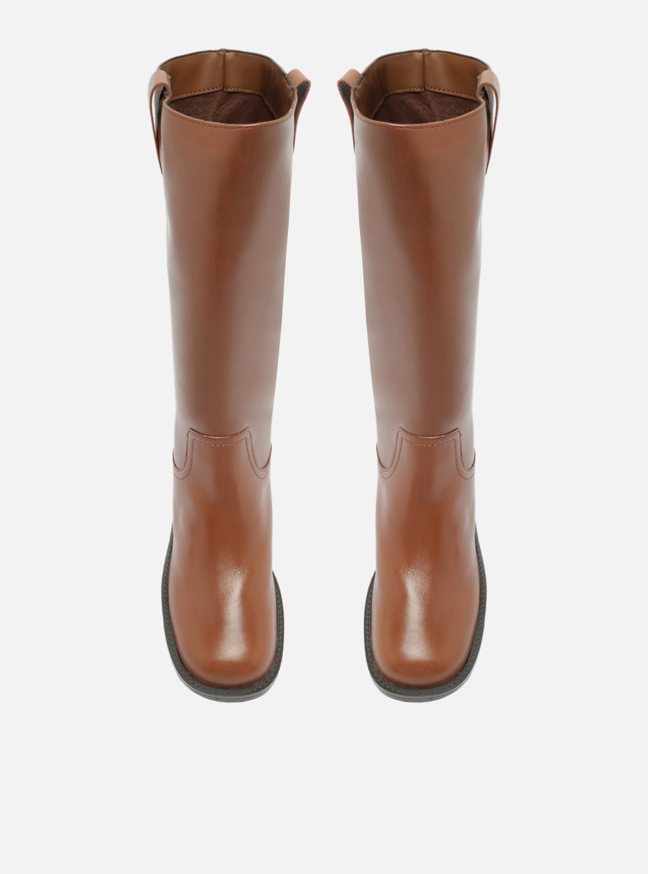 Hadley Low Block Leather Boot