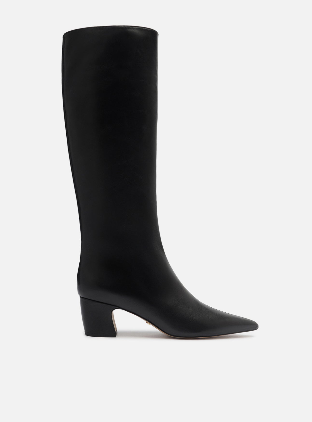 Julie Mid Block Leather Boot Boot F/25