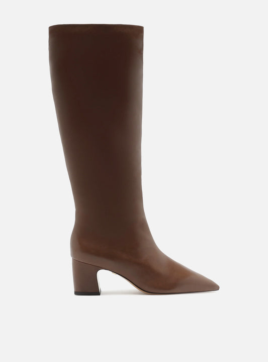 Julie Mid Block Leather Boot Boots Fall 26