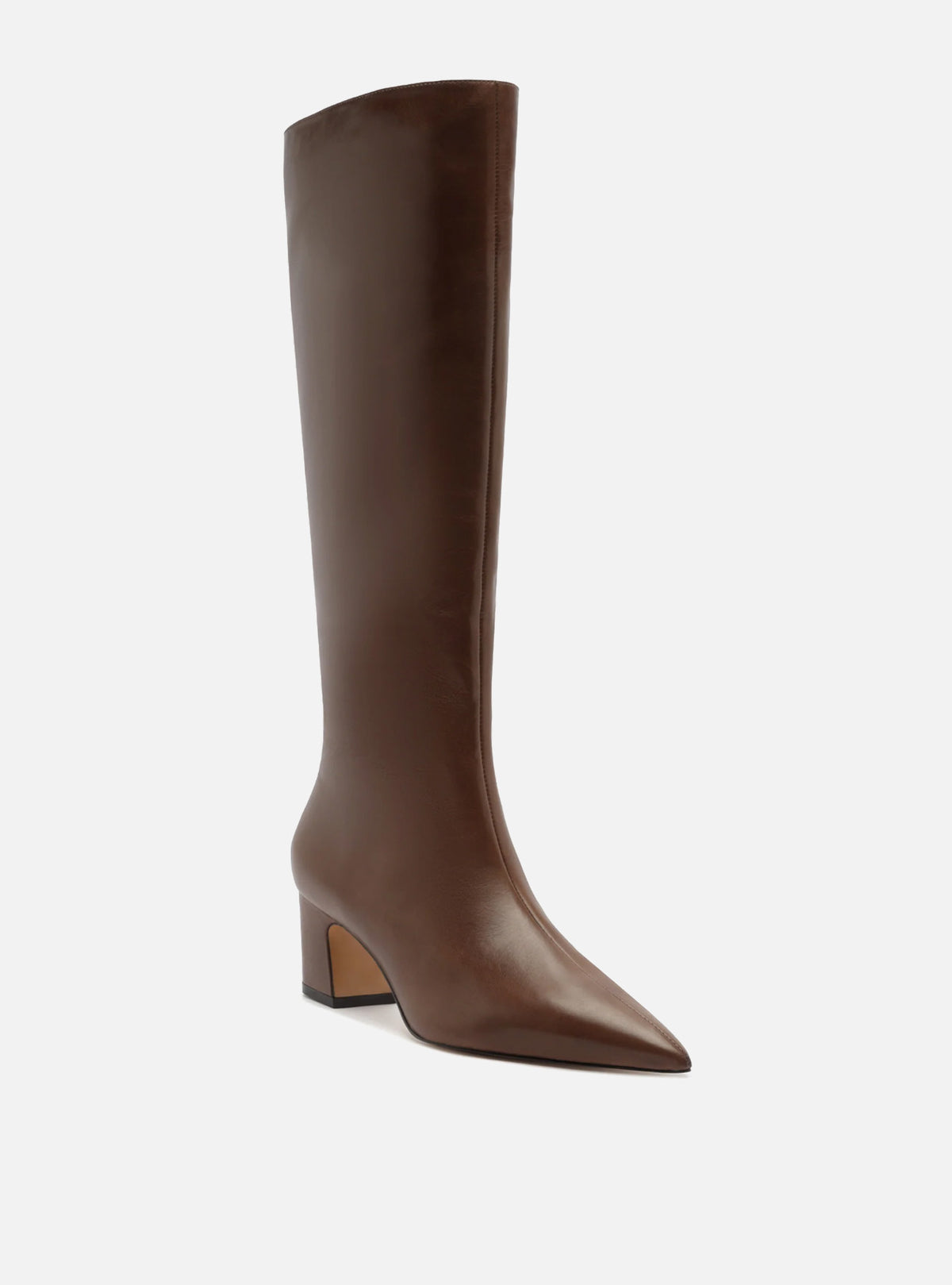 Julie Mid Block Leather Boot Boots Fall 26