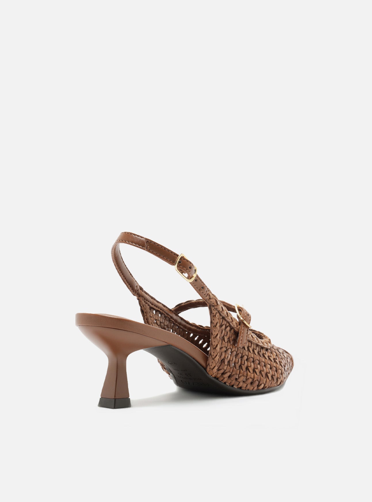 Hazel Mid Stiletto Leather Pump Pumps S/26